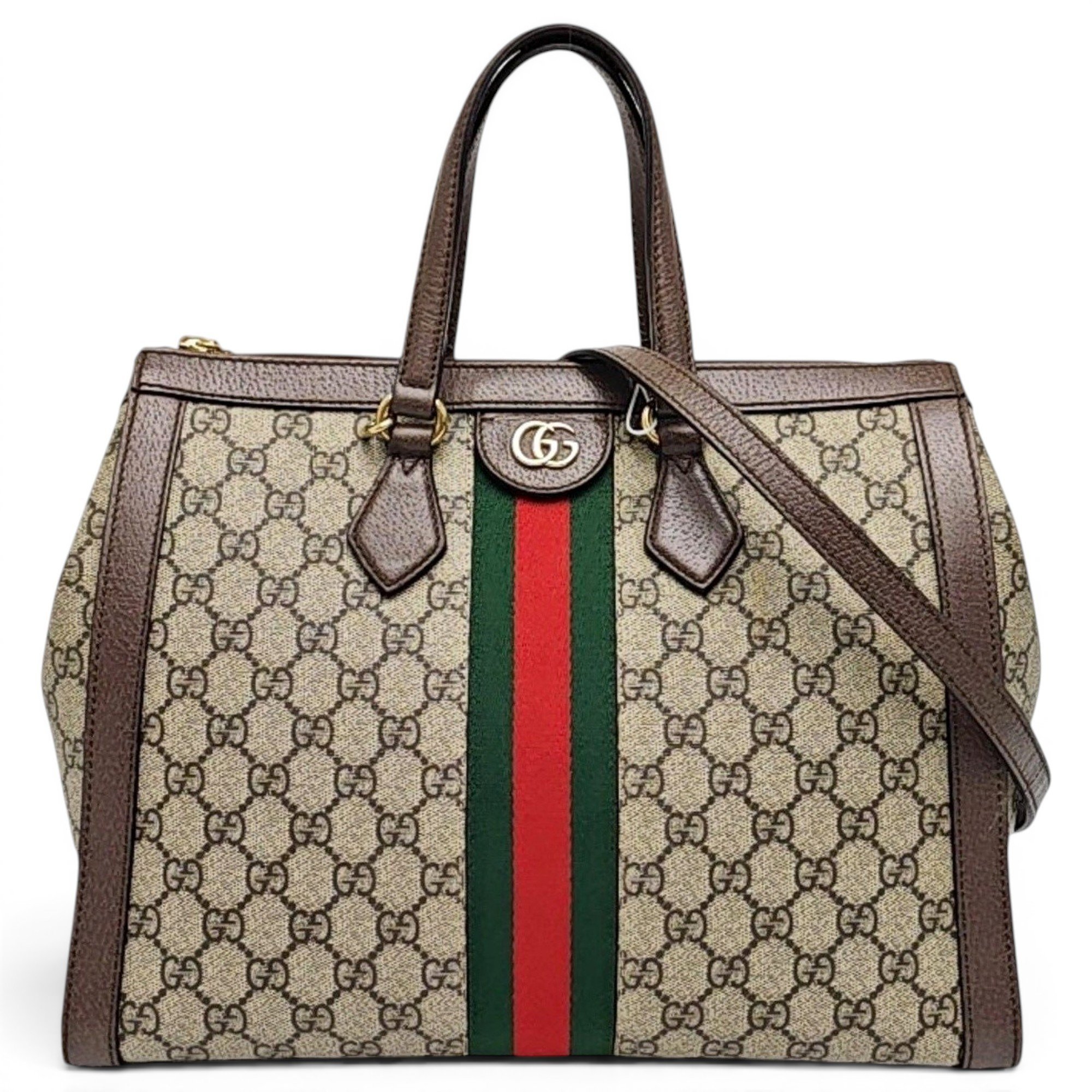 Ophidia leather handbag
