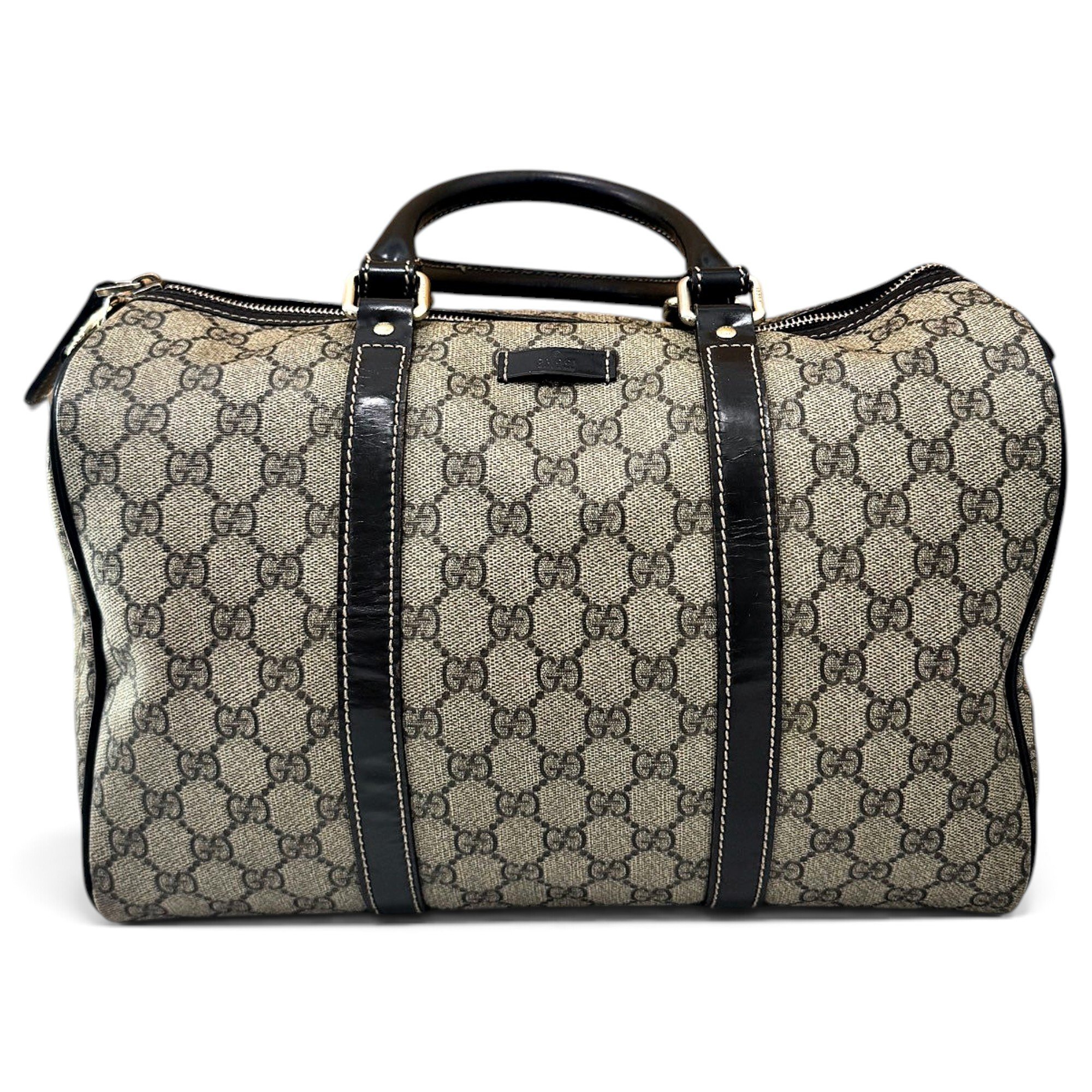 Boston leather handbag