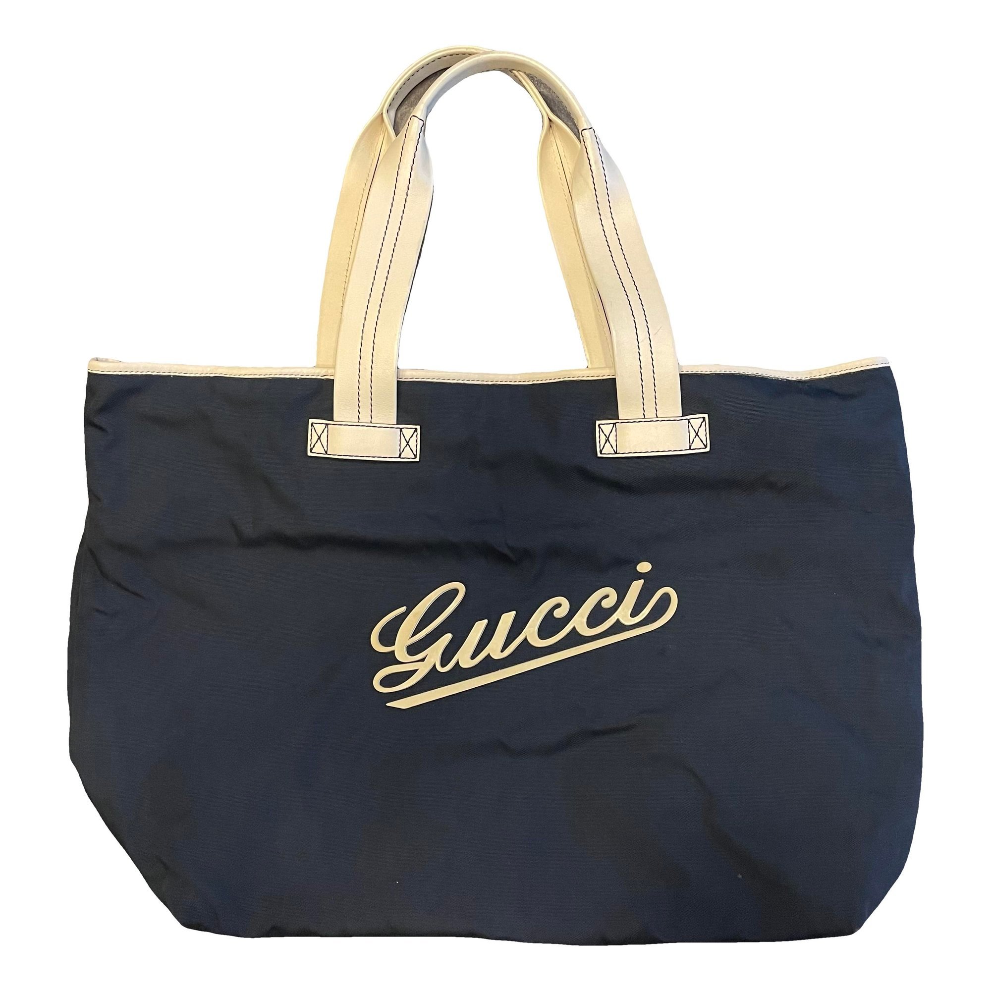 Leather tote