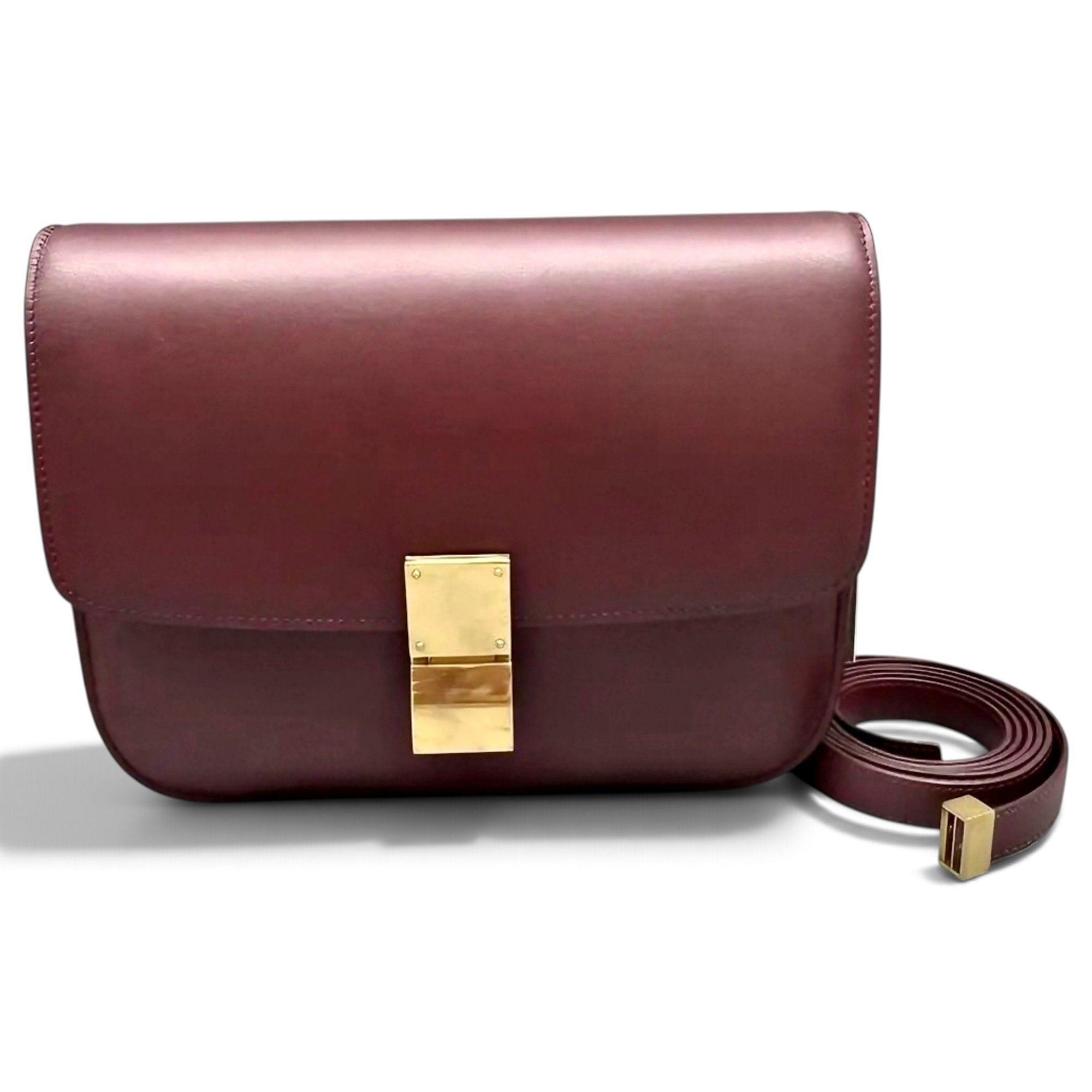 Classic leather handbag