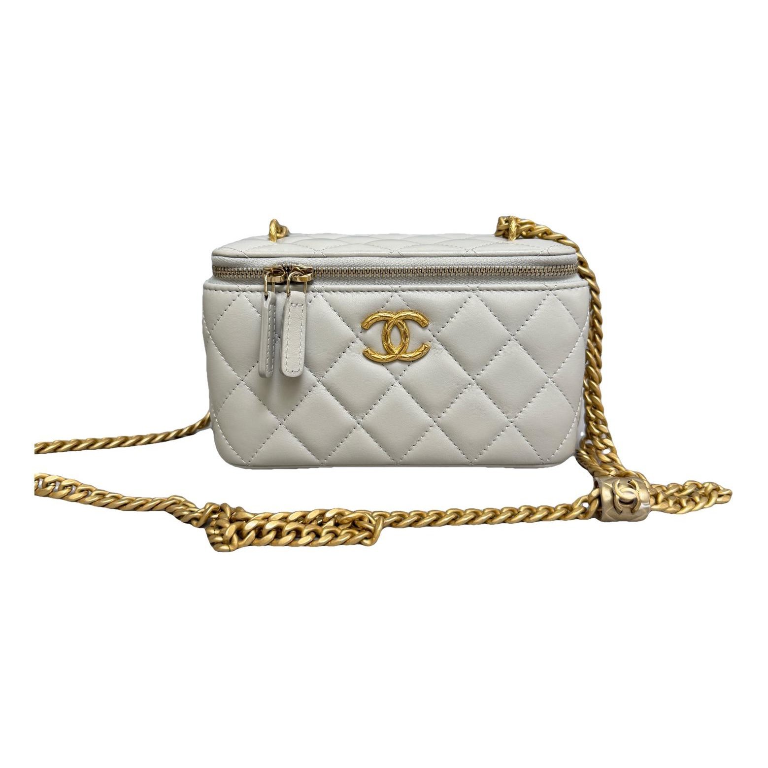 Trendy CC Vanity leather handbag