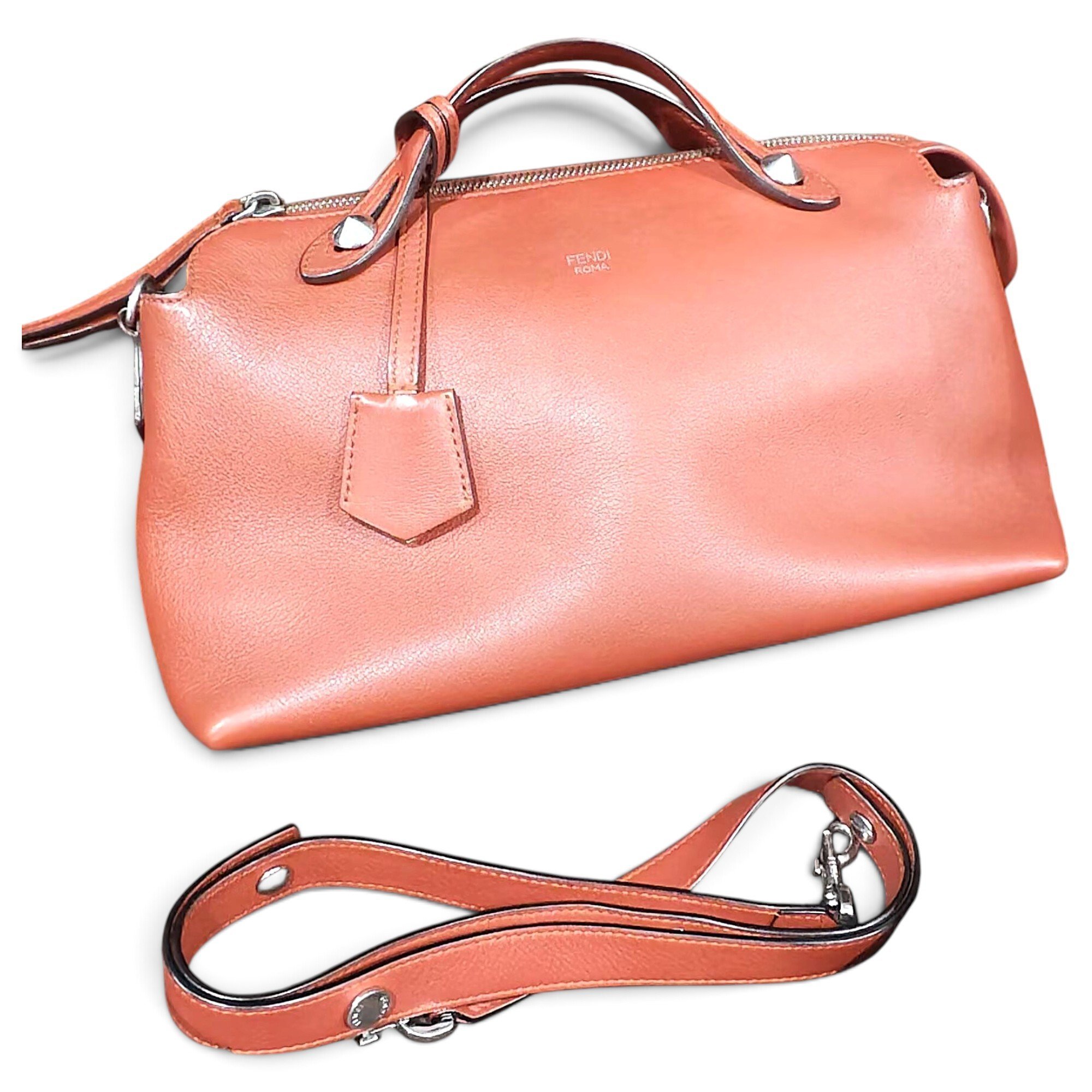 Peekaboo leather handbag