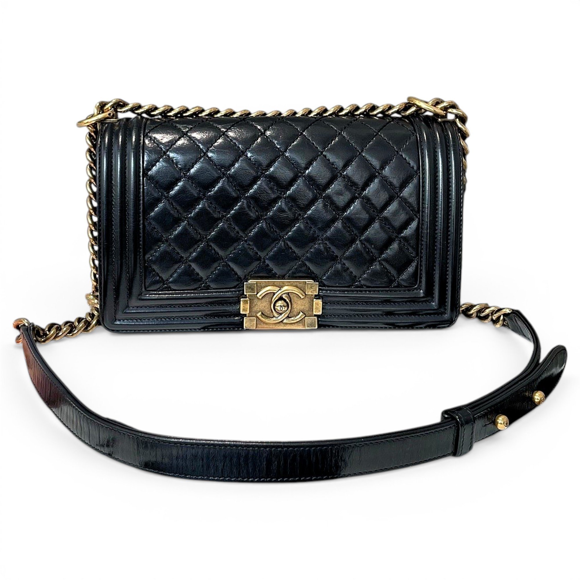 Boy leather handbag