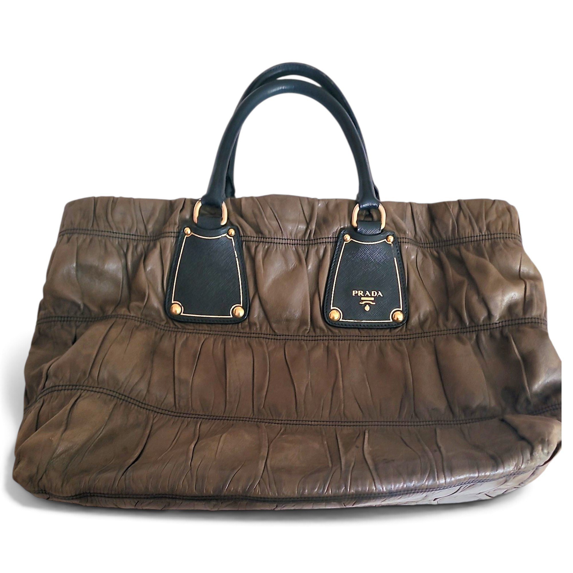 Leather tote