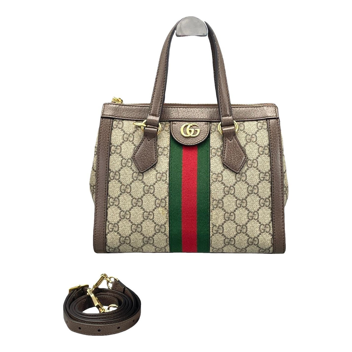 Ophidia Top Handle cloth handbag