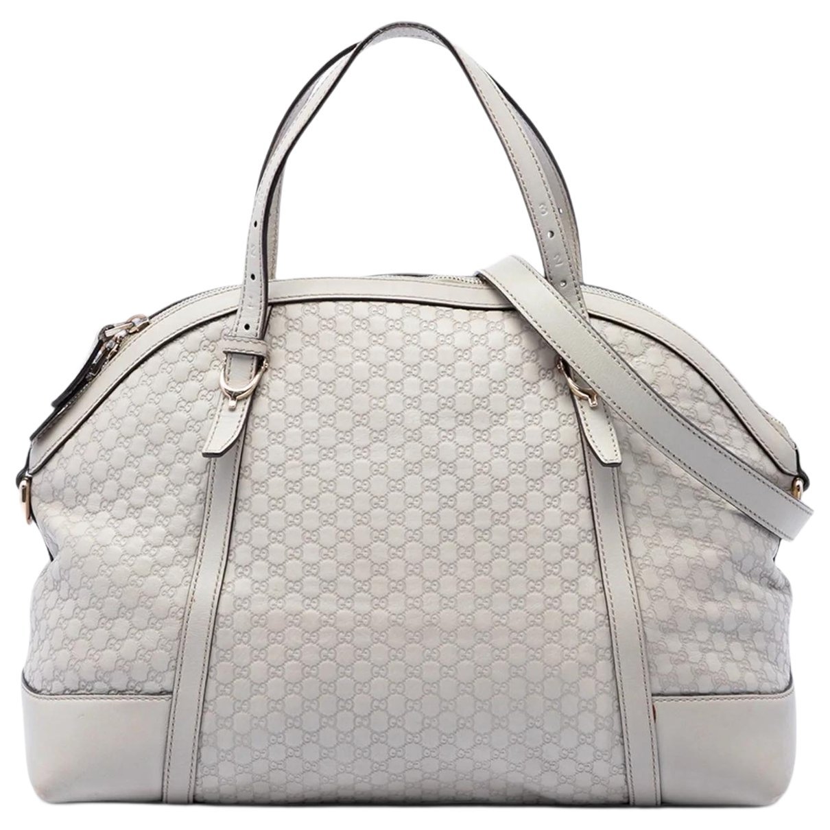 Dôme leather satchel