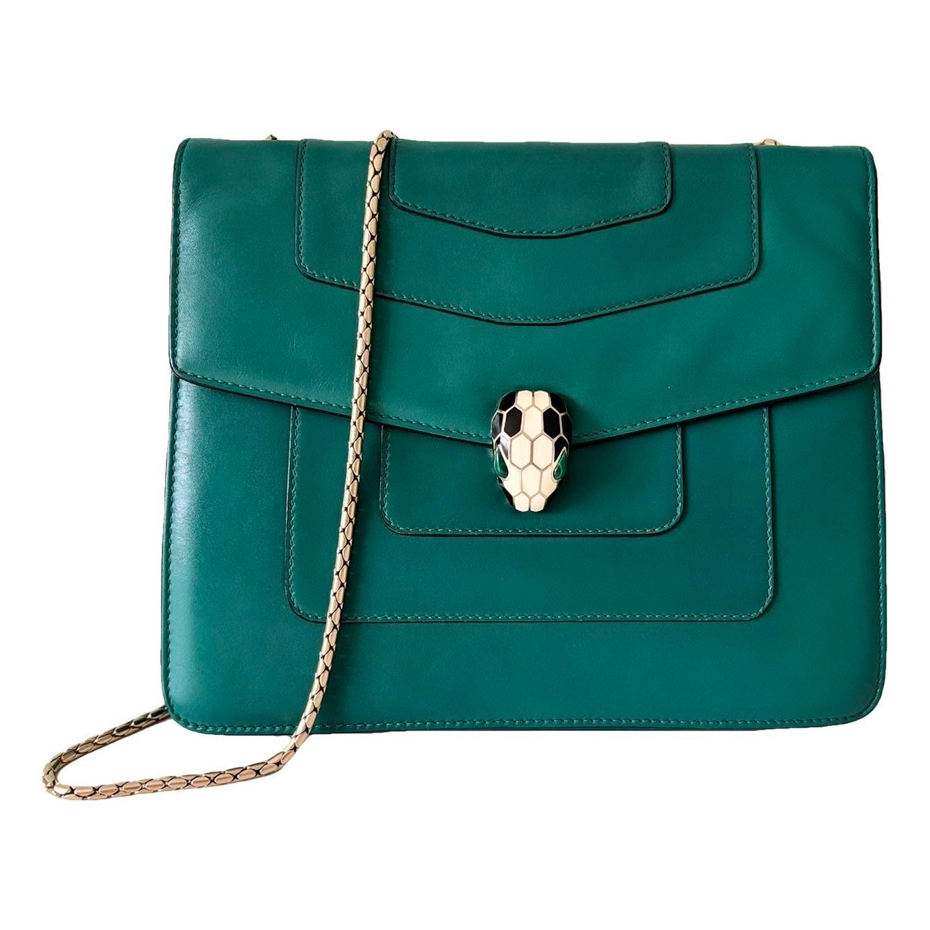 Serpenti leather crossbody bag
