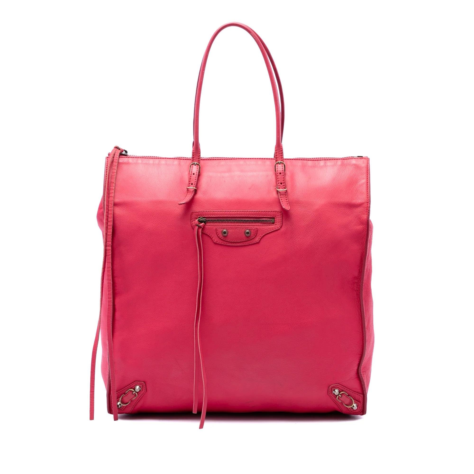 Papier pony-style calfskin handbag