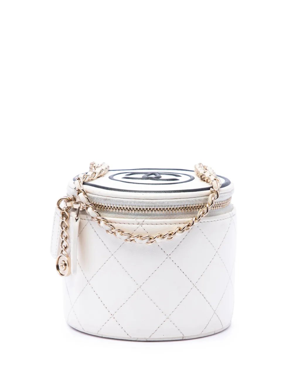 2021 Quilted Lambskin Chain and Charm Case vanity bag