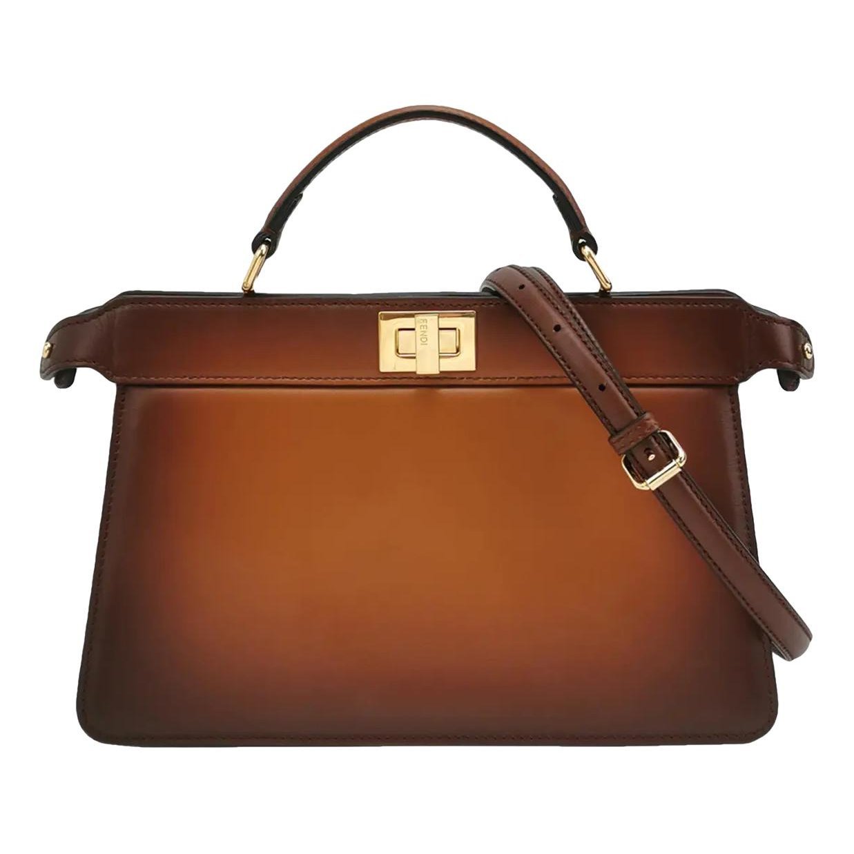 Peekaboo leather crossbody bag