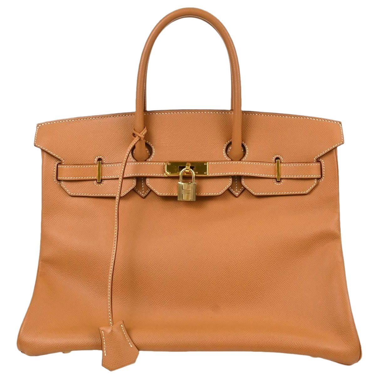 Birkin 35 leather handbag