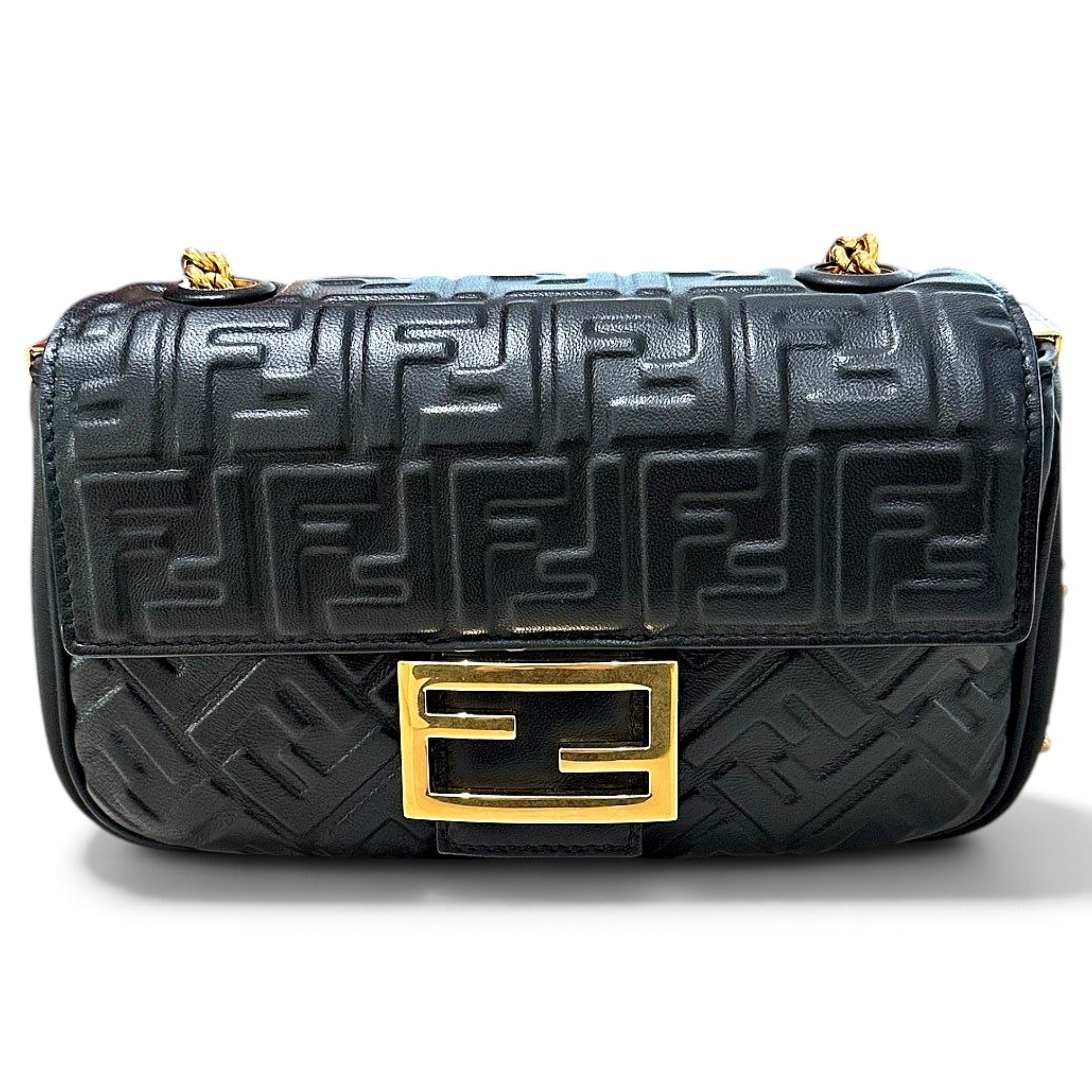 Baguette leather handbag