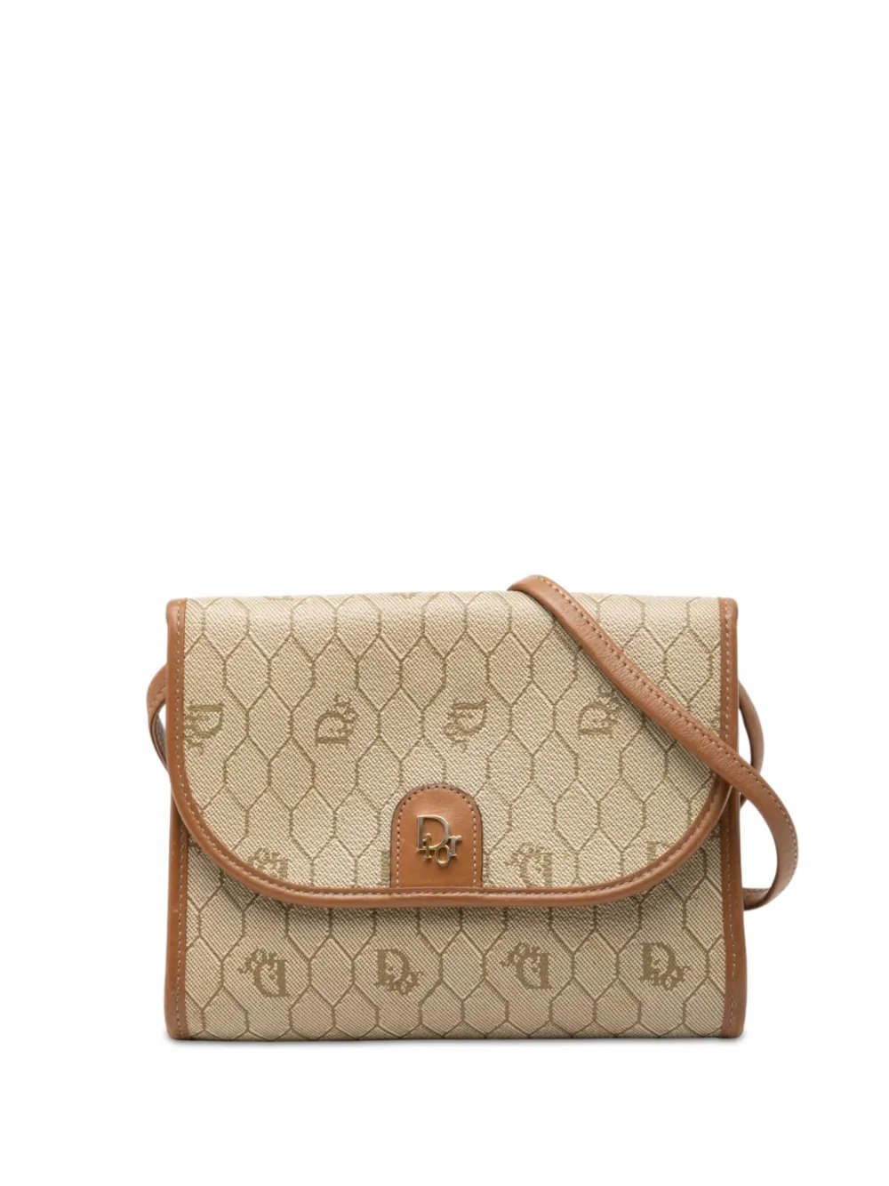 Dior 1980-1990 Honeycomb Coated Canvas crossbody bag