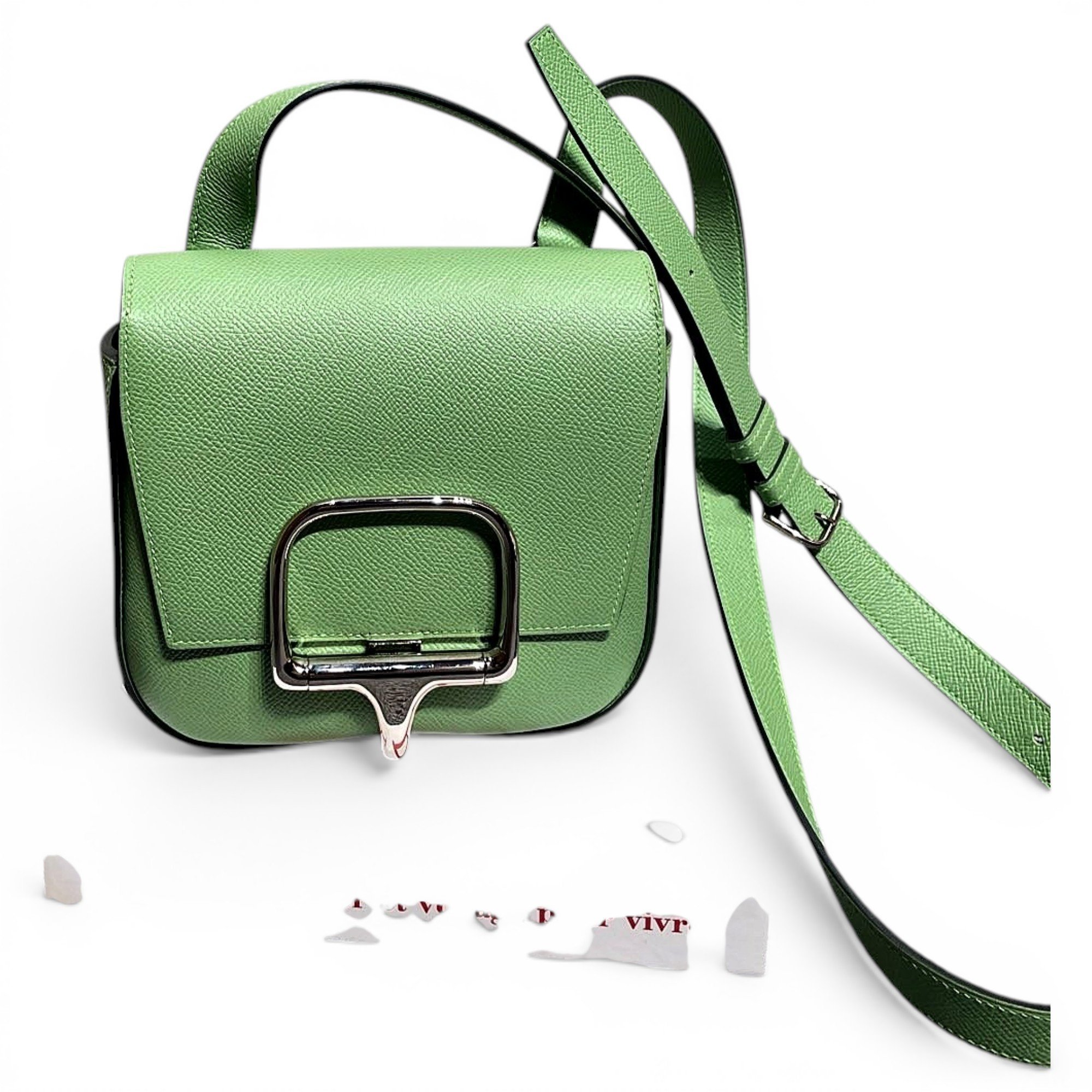 Della leather handbag