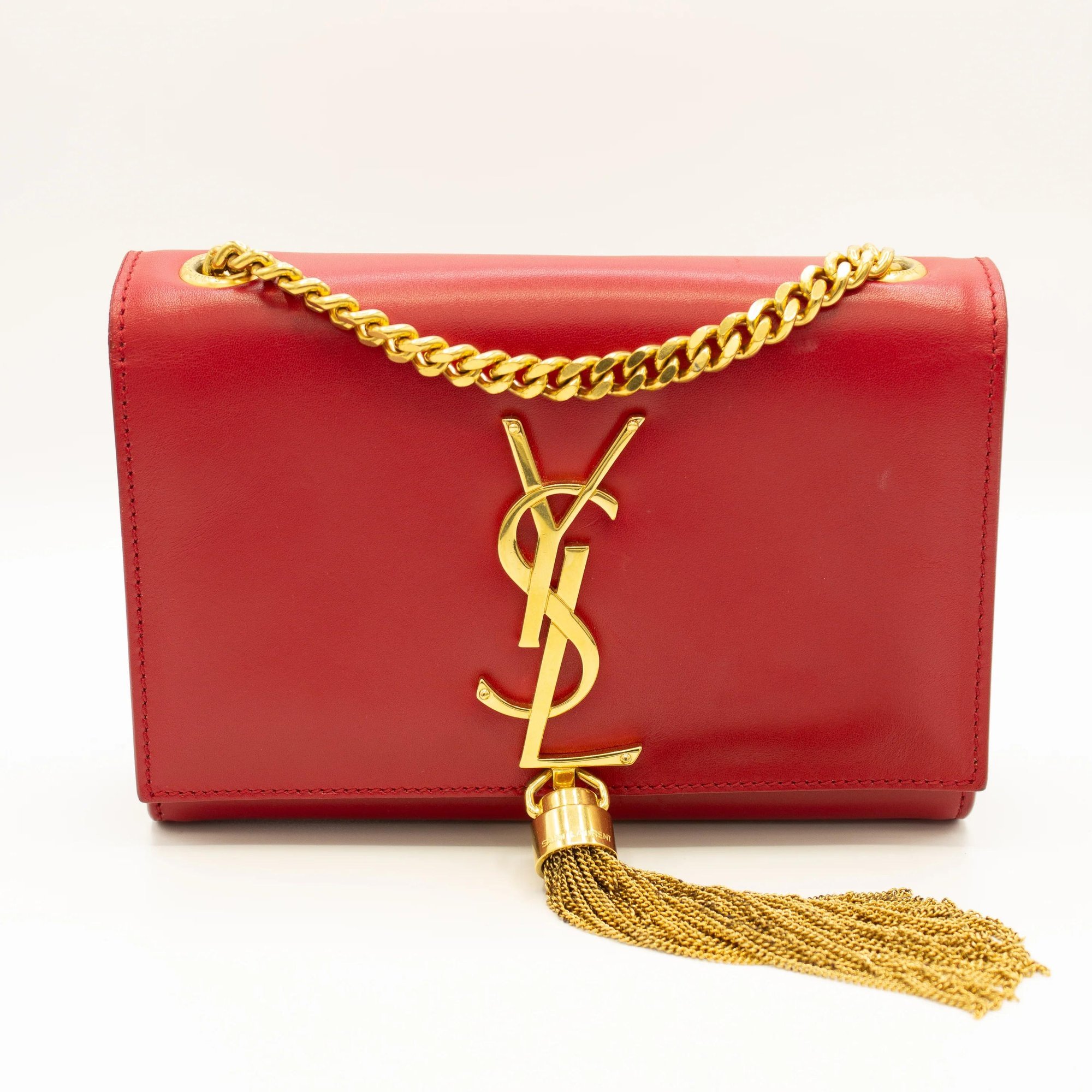 Pompom Kate leather handbag