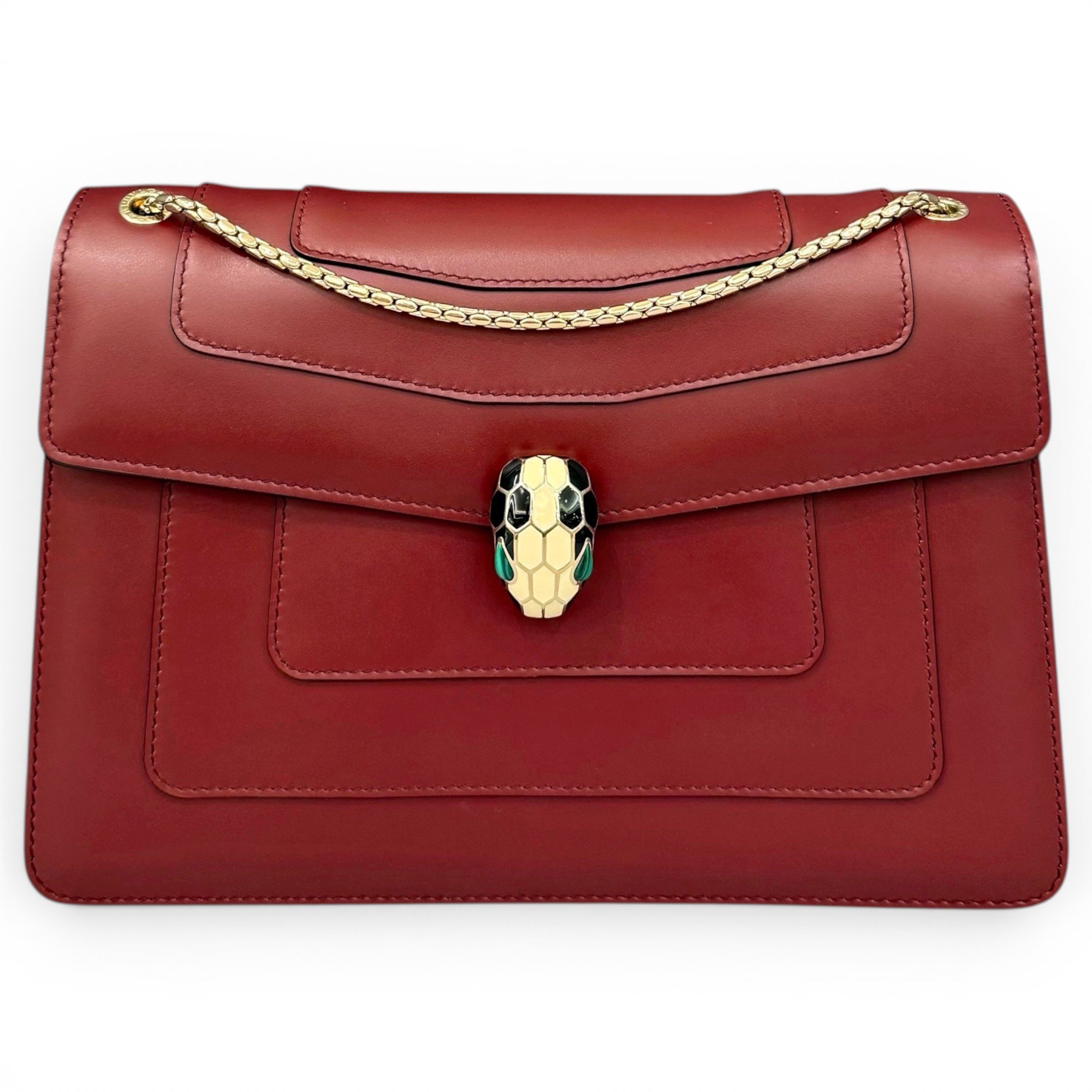 Serpenti pony-style calfskin handbag
