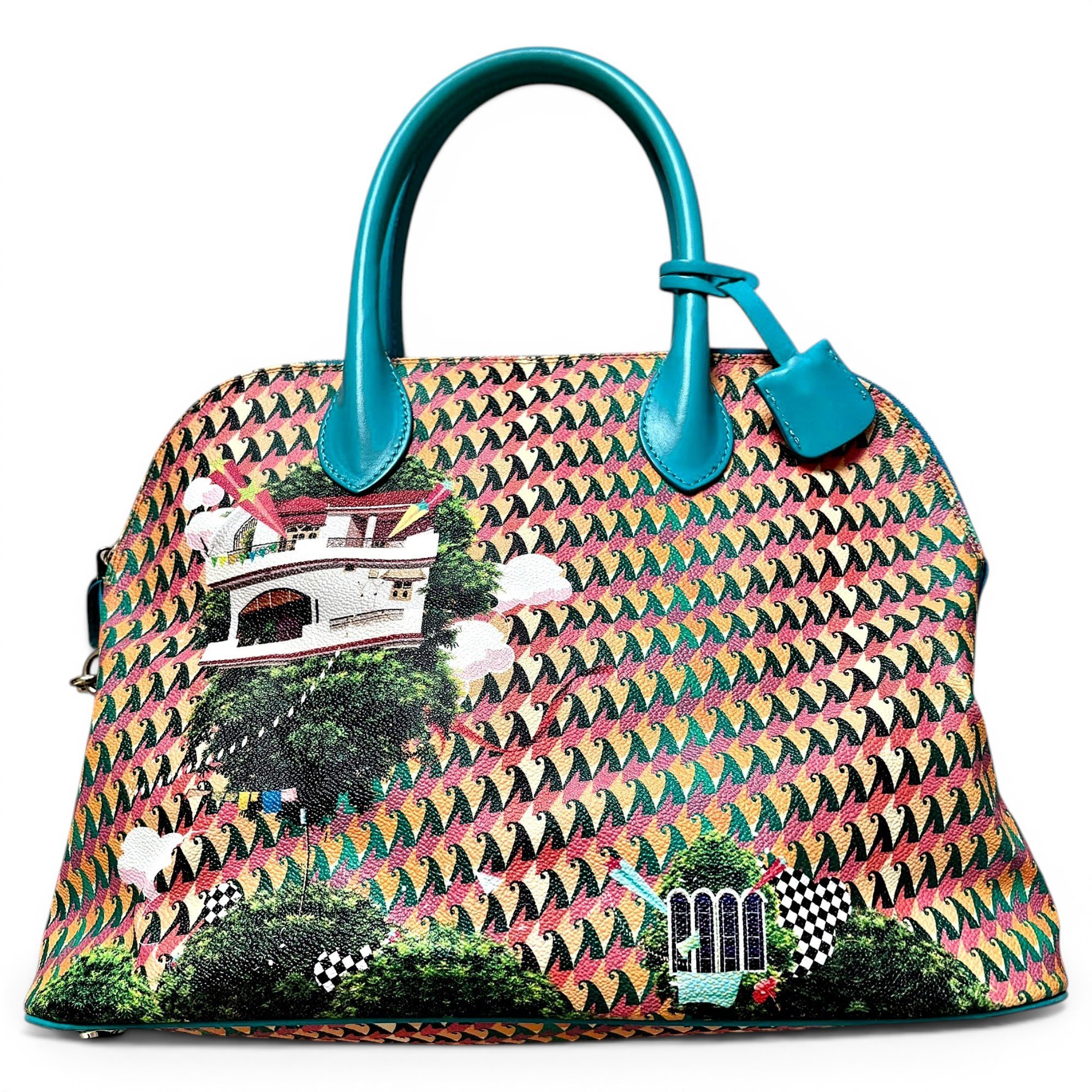 Leather handbag