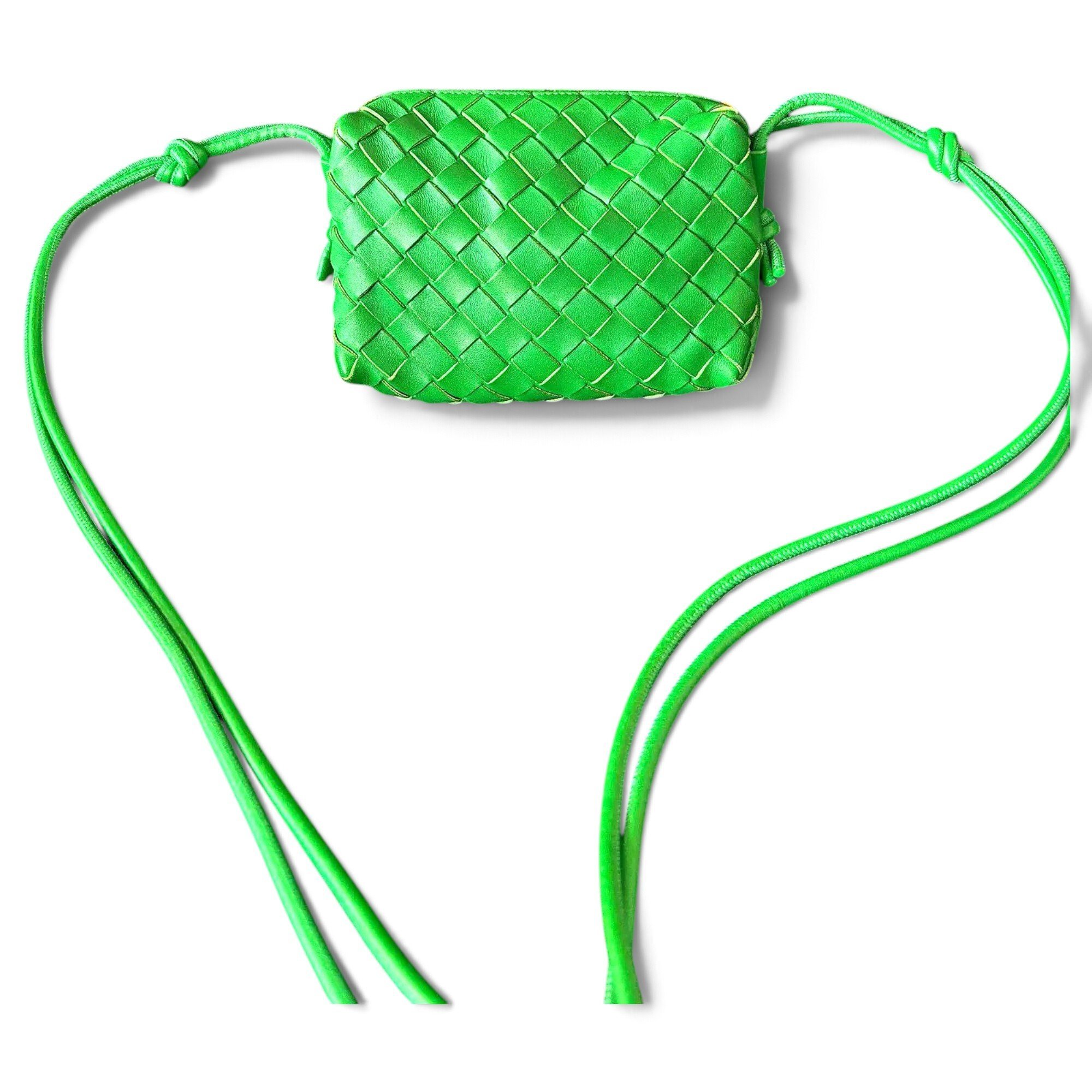 Loop leather crossbody bag