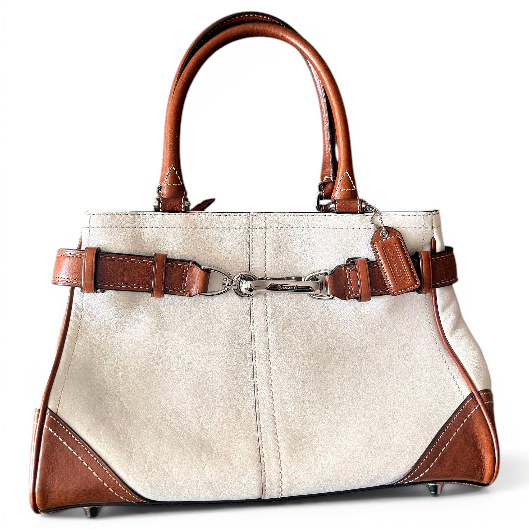 Leather tote