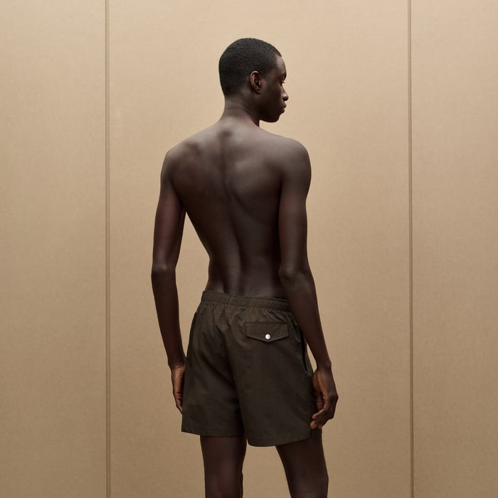 Kaki Swim Trunks
