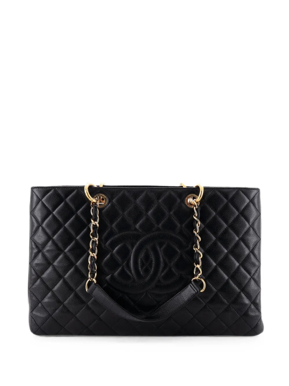 Grand Shopping Quilted Caviar XL tote bag