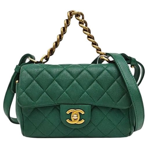 Leather mini bag