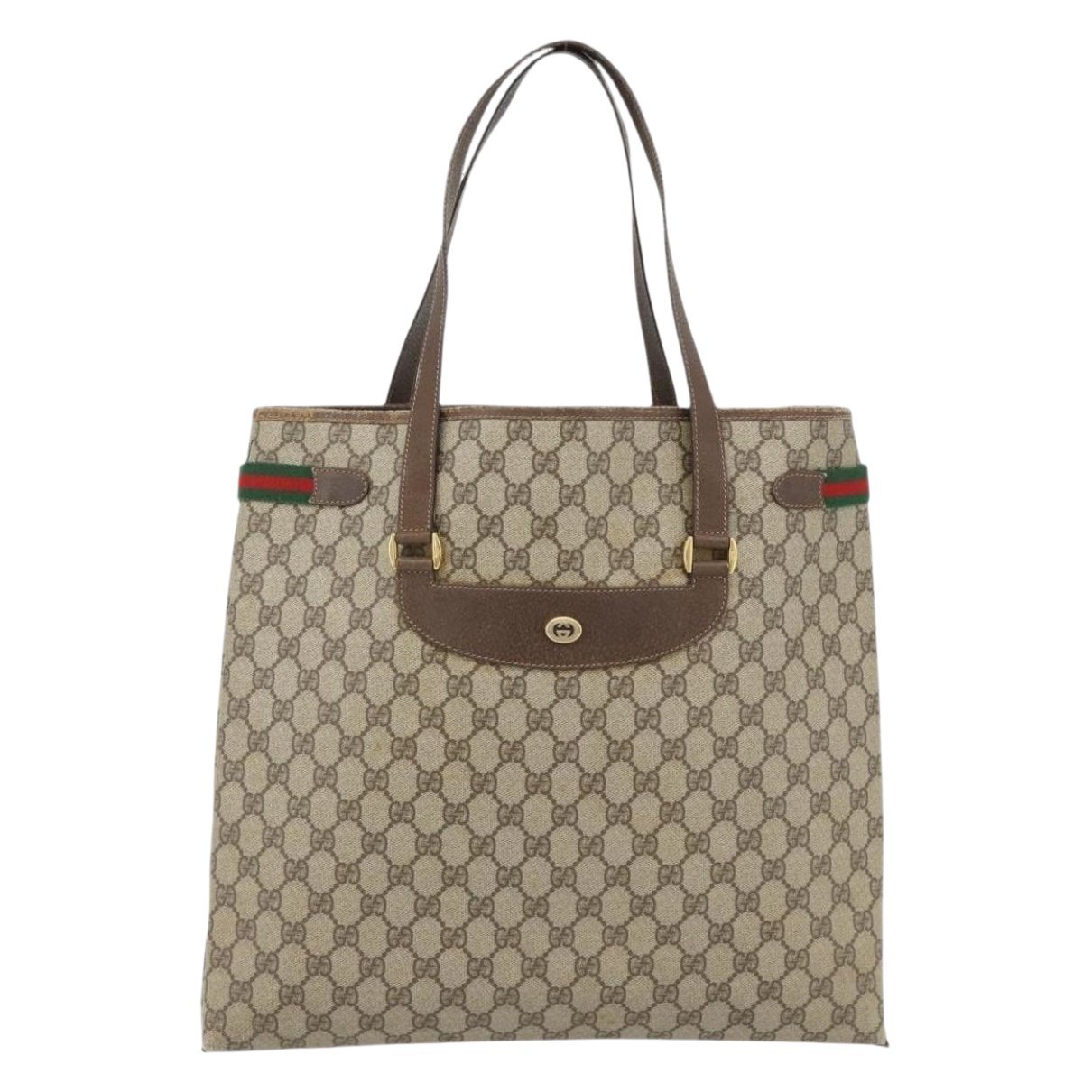 Leather tote