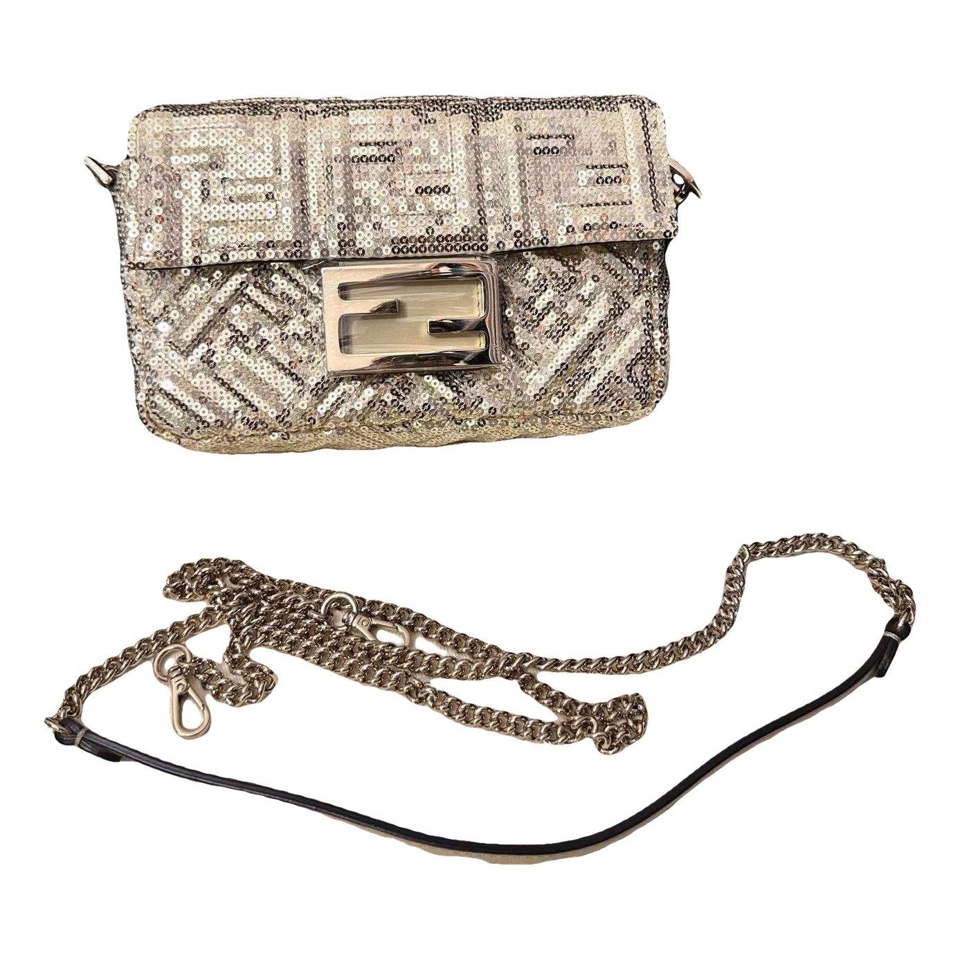 Baguette leather handbag