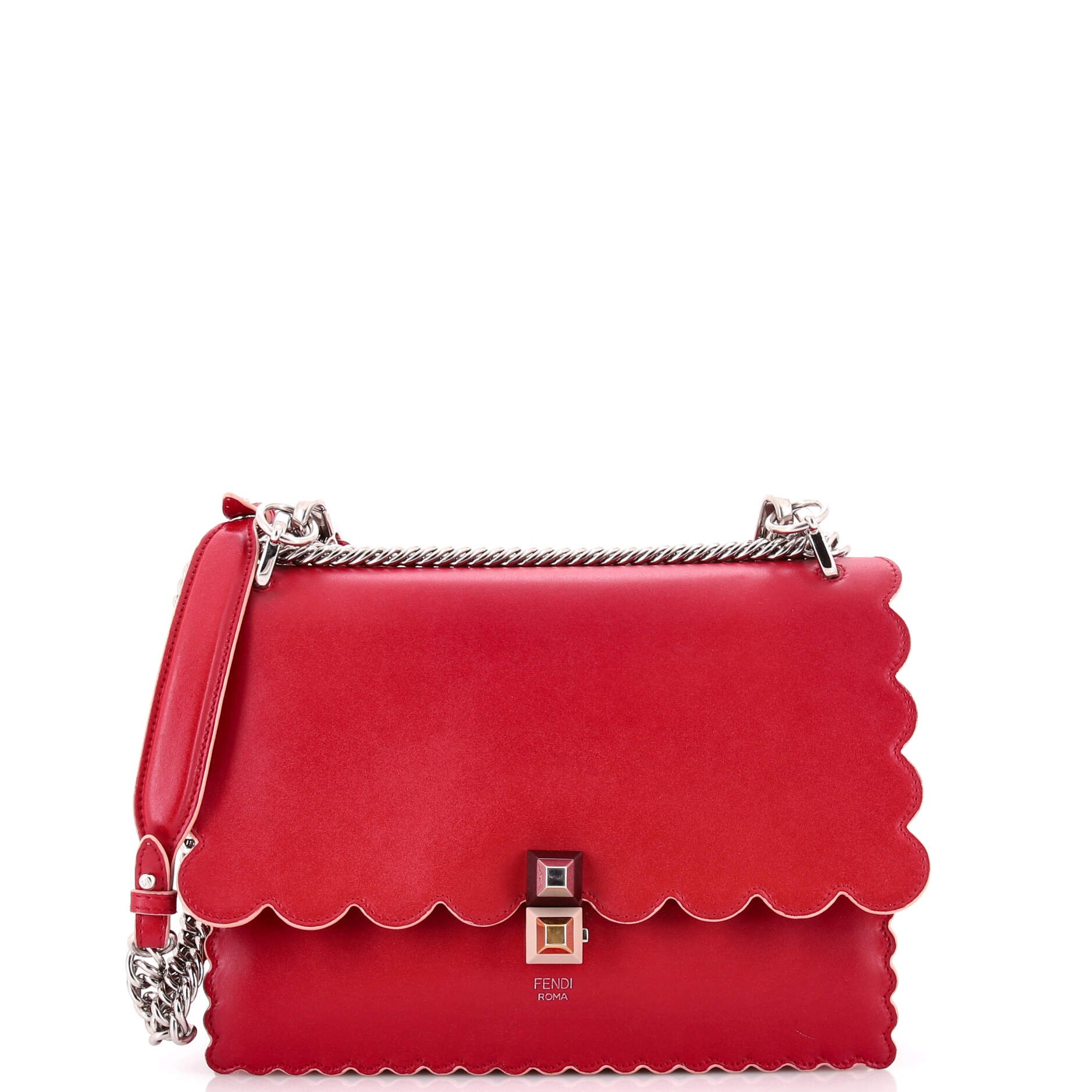 Fendi Kan I Bag Leather Medium