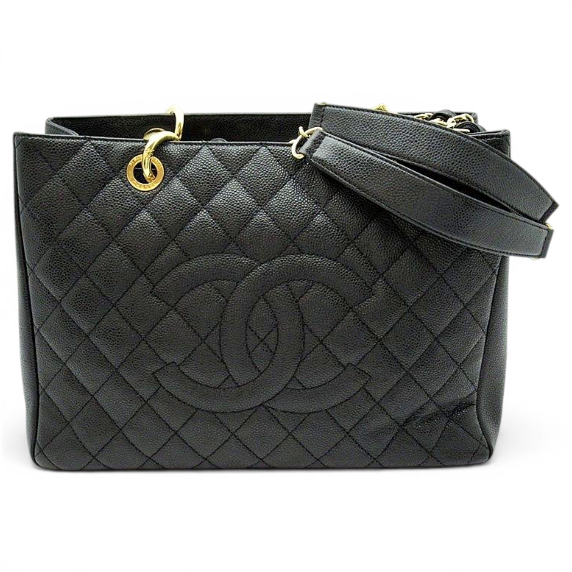 Grand shopping leather tote