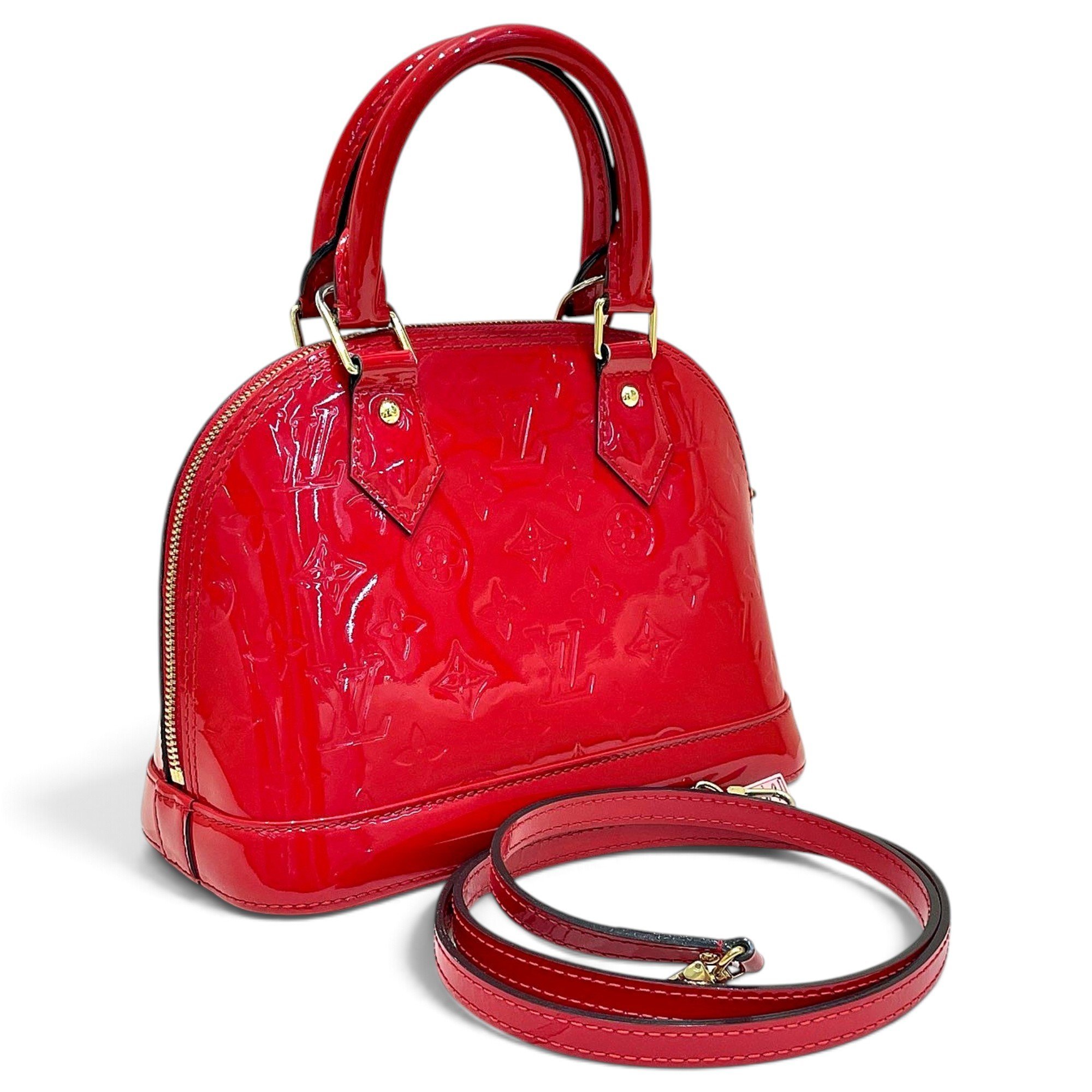 Alma patent leather handbag