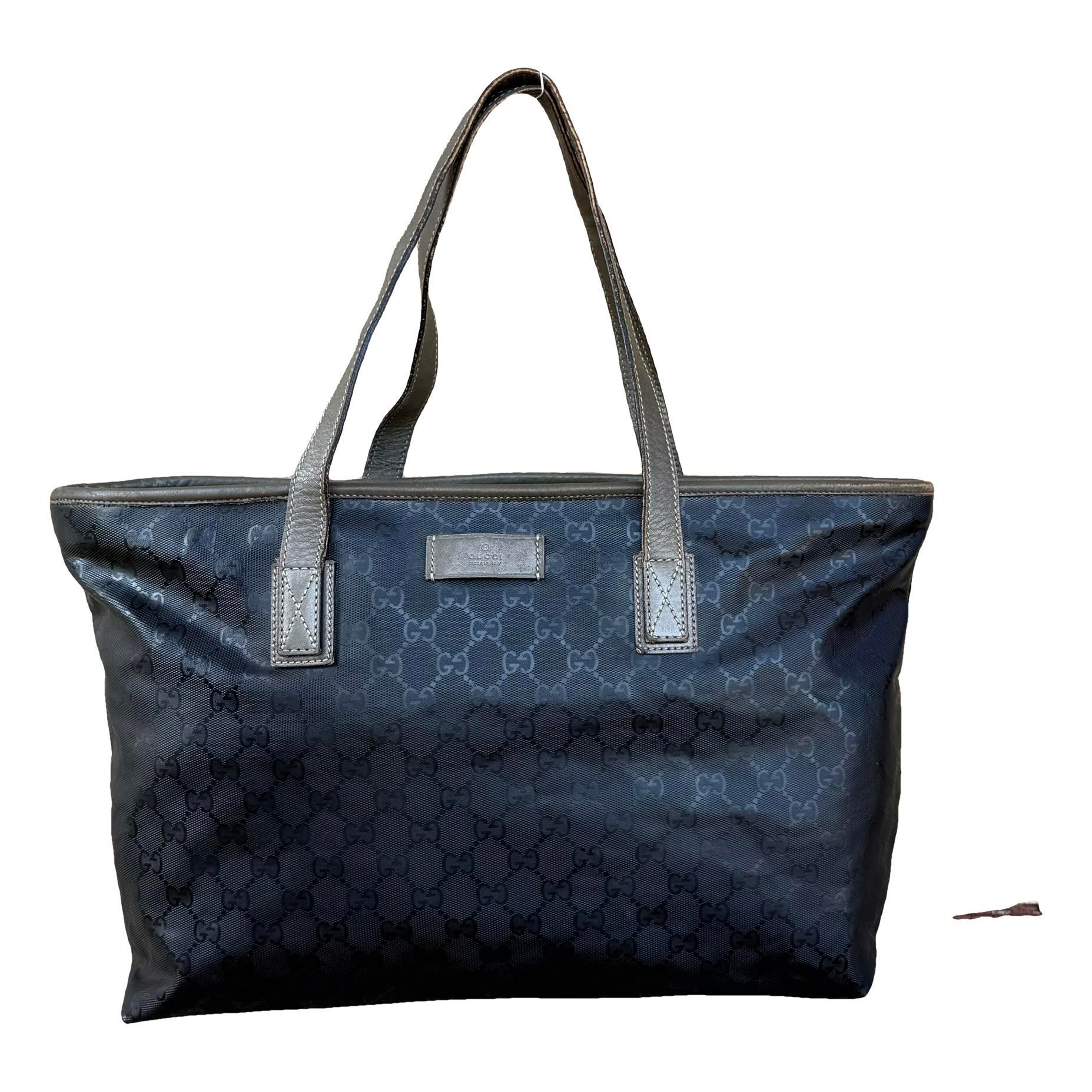 Leather tote