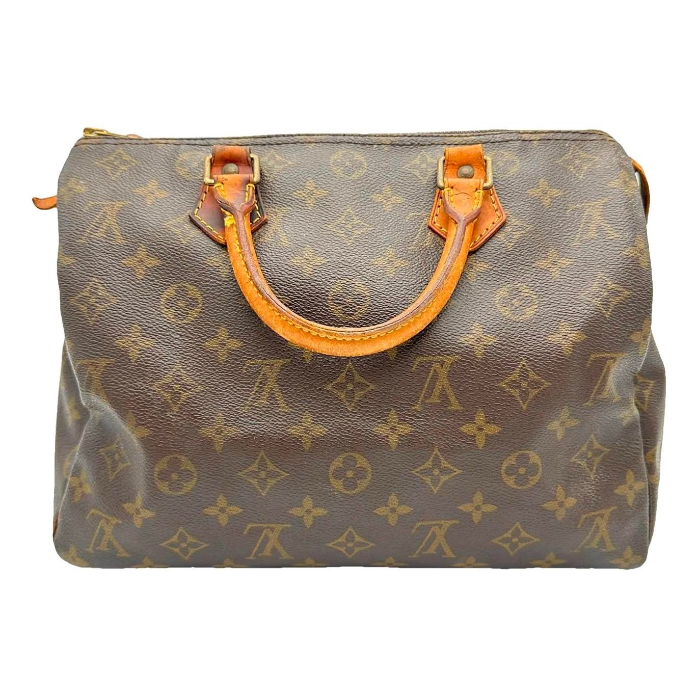 Speedy leather handbag