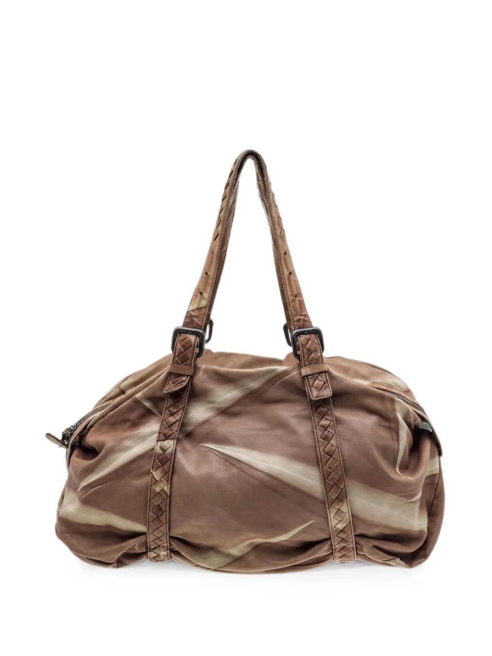 Intrecciato leather tote bag
