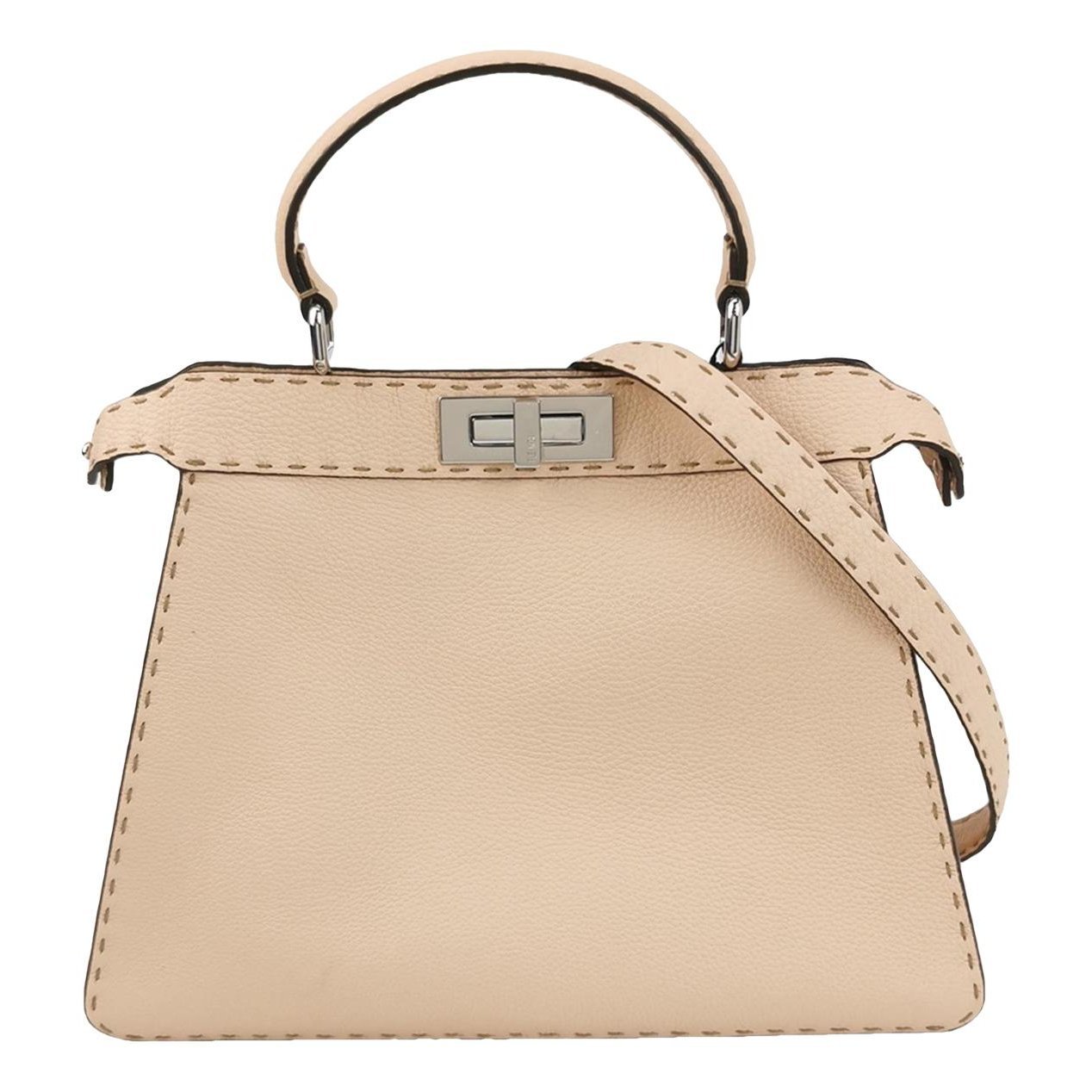 Peekaboo leather handbag