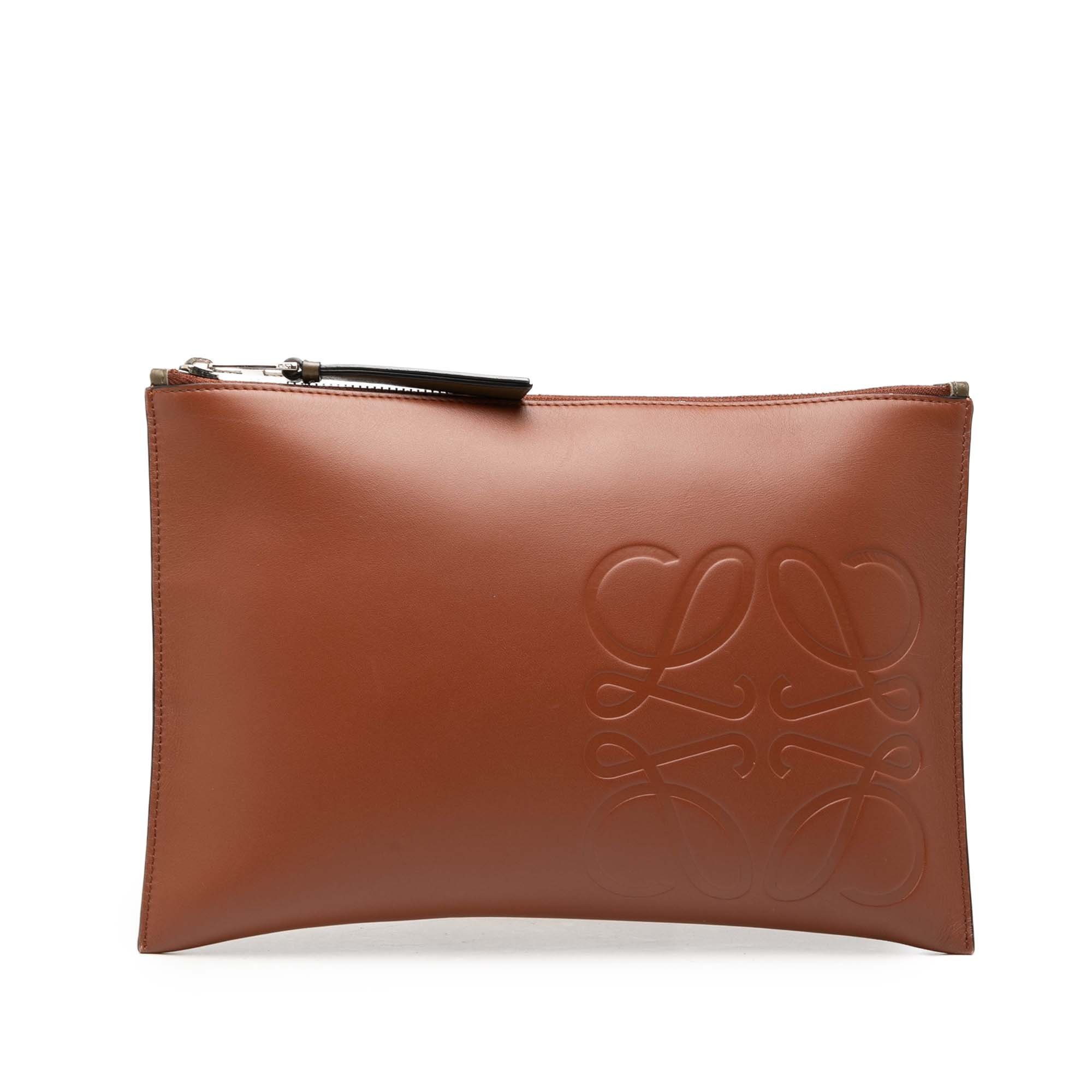 Anagram leather bag