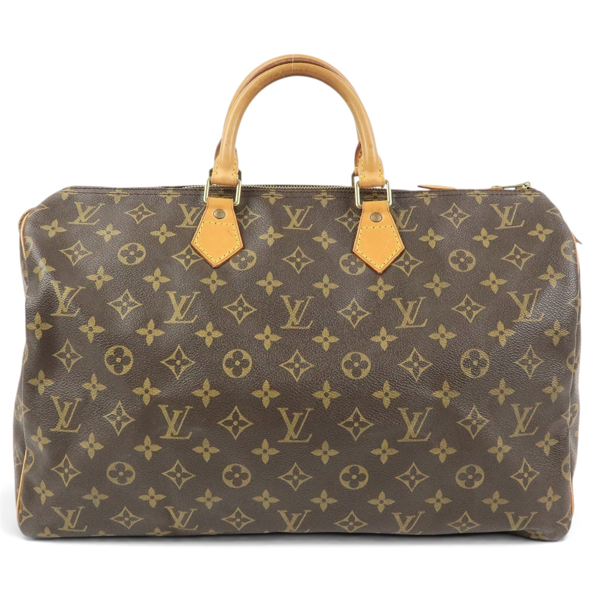 Speedy leather handbag