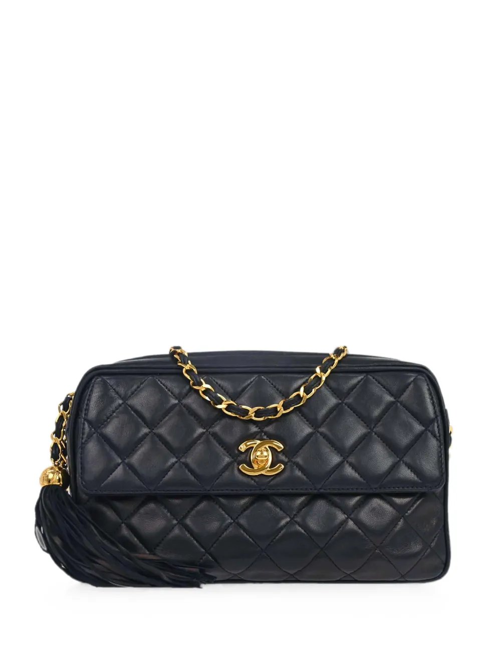 1995 quilted CC turn-lock shoulder bag
