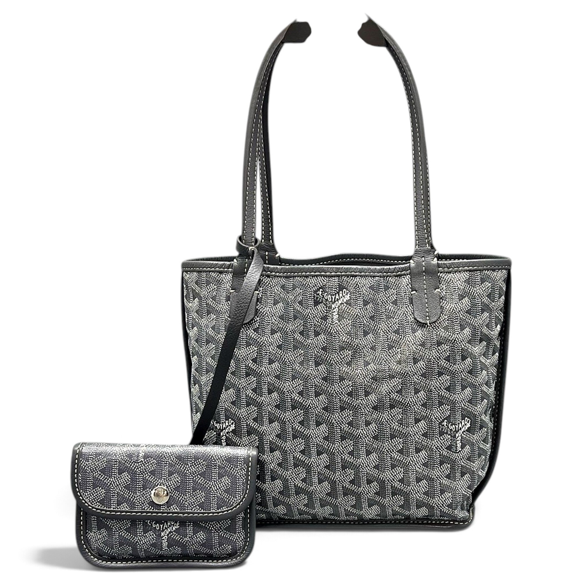 Goyard Saint-Louis leather tote