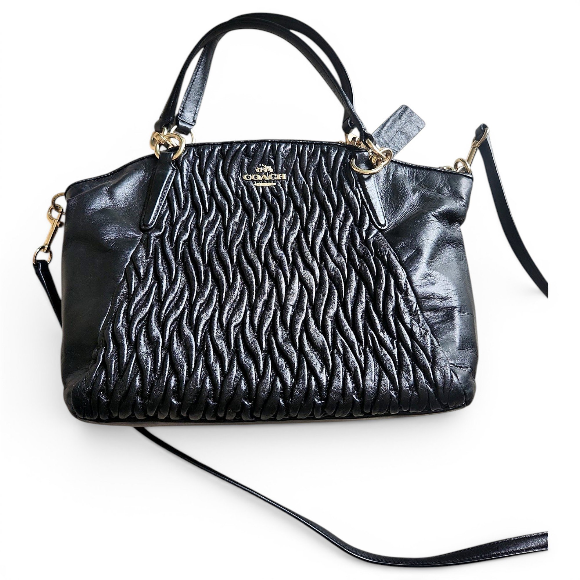 Leather satchel