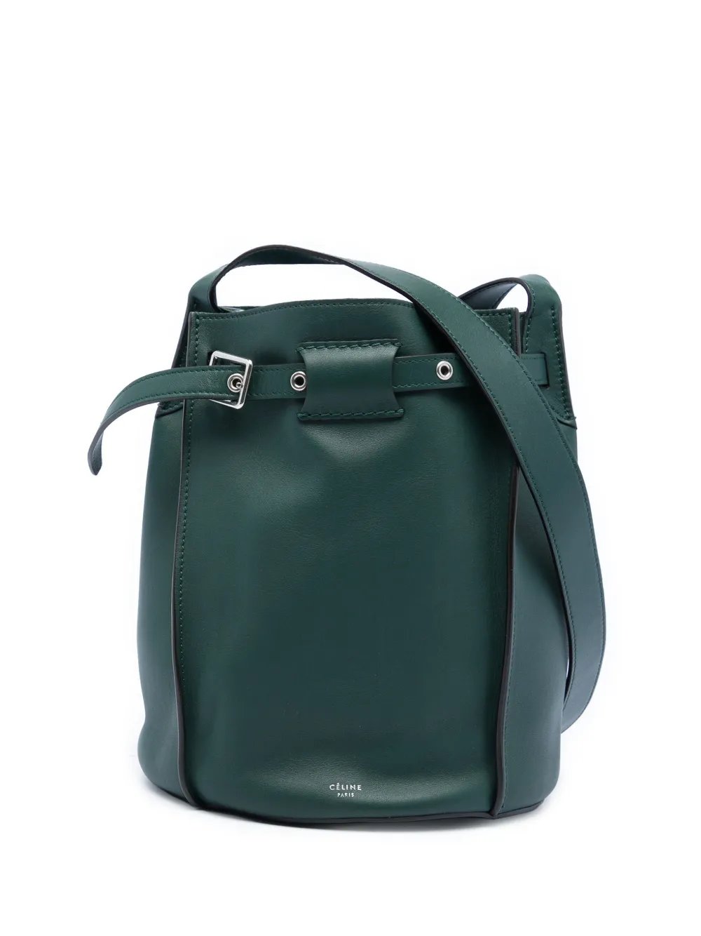 2017 Leather Big Bag Bucket crossbody bag