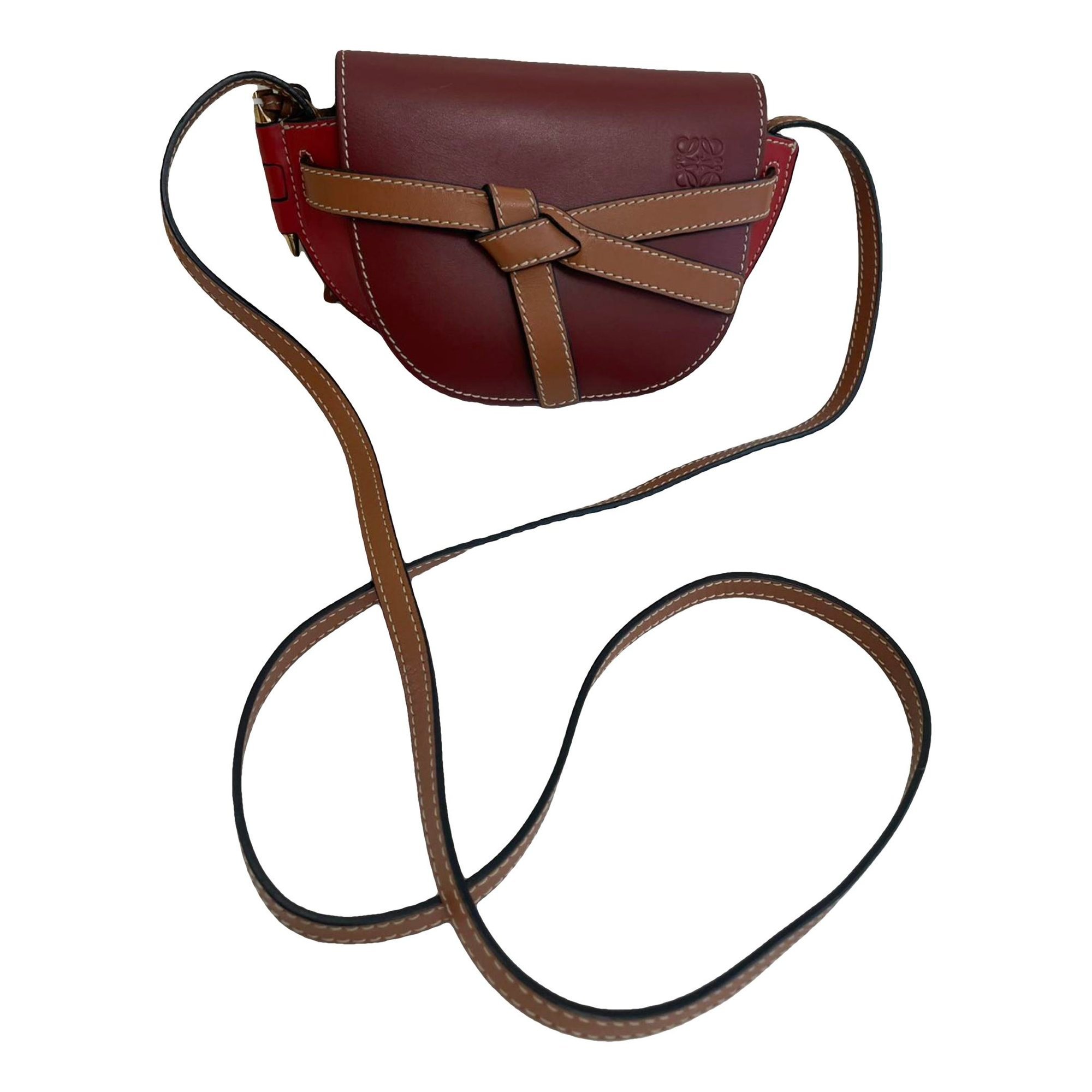 Gate leather crossbody bag