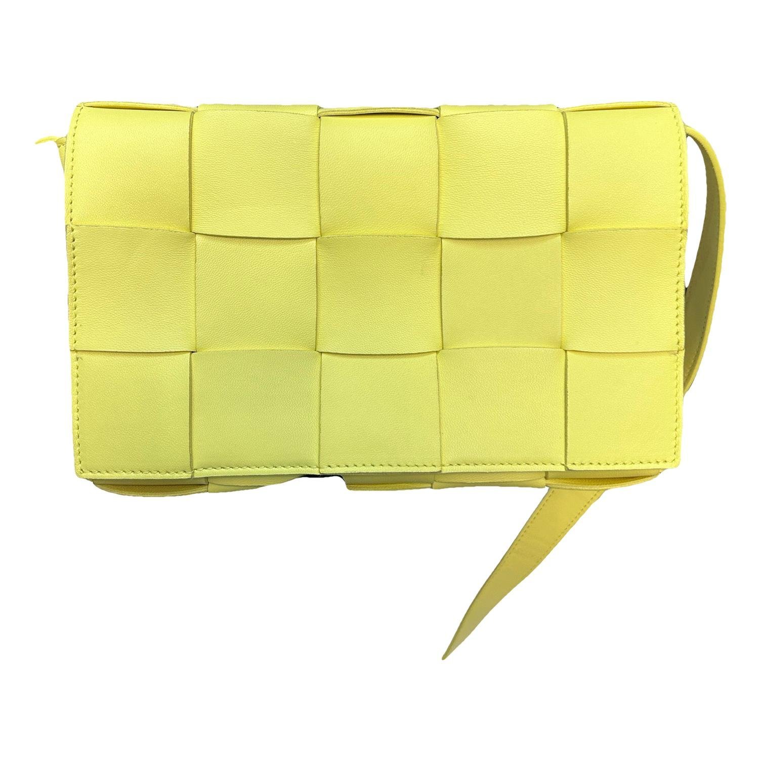 Cassette leather handbag