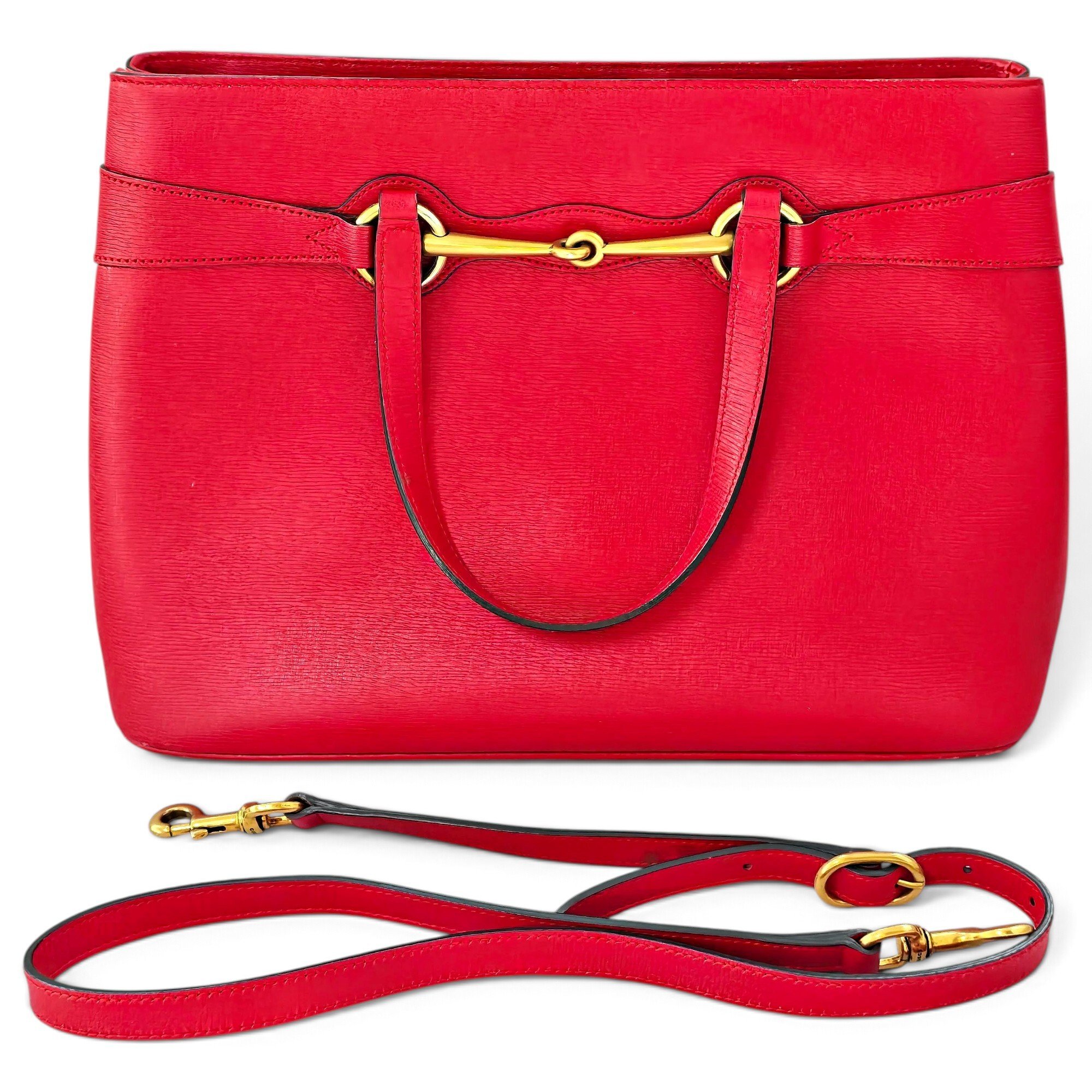 Leather tote