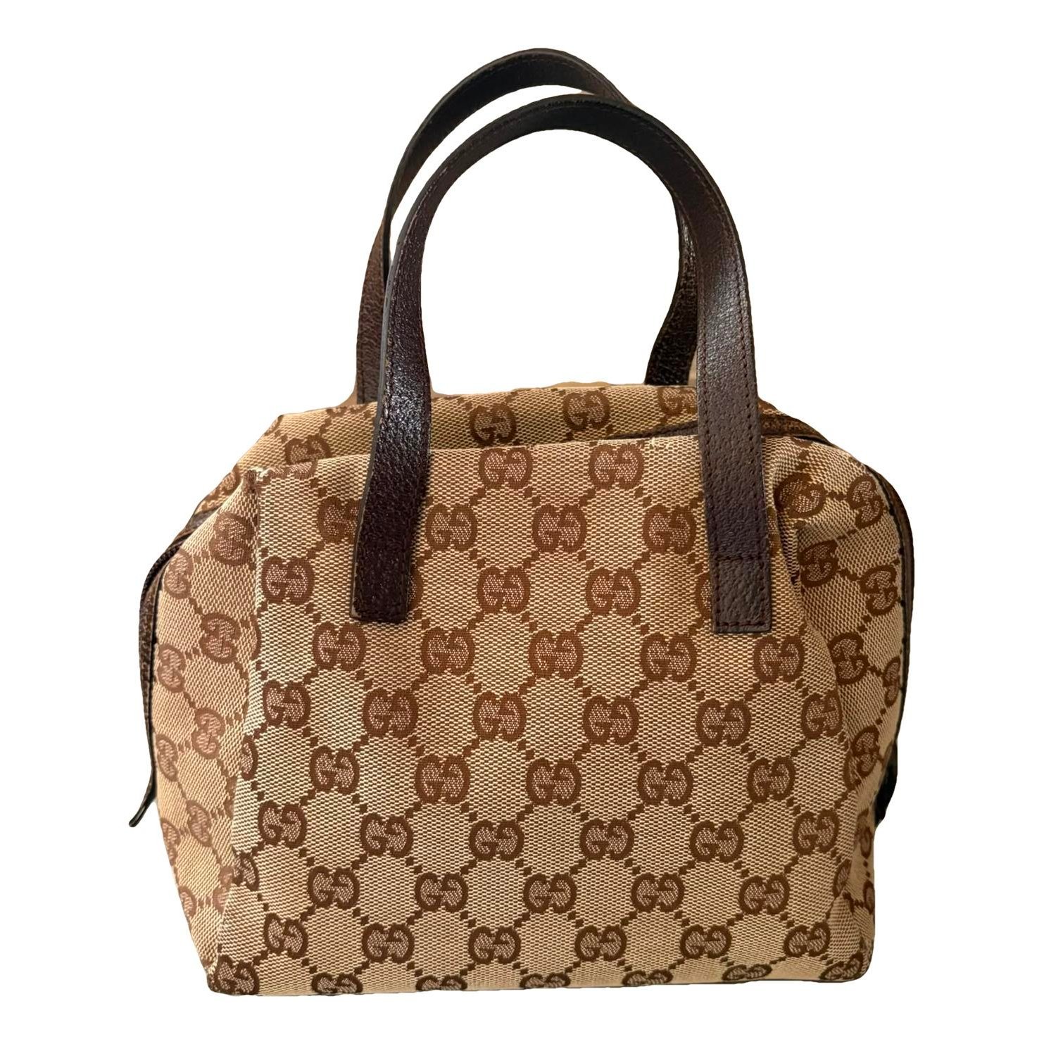 Boston leather handbag