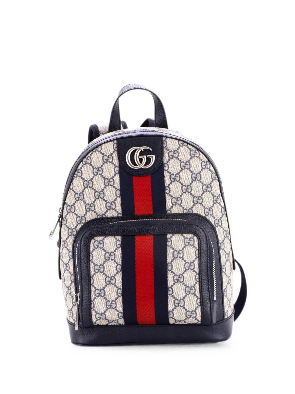 Ophidia GG Coated Canvas and Leather Small backpack