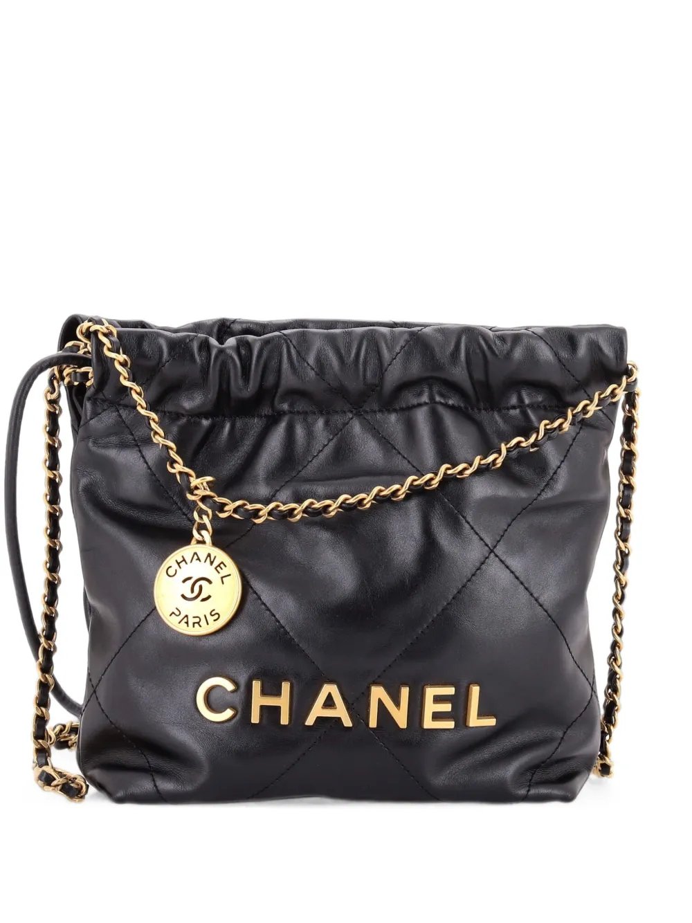 22 Chain Hobo Quilted Calfskin Mini crossbody bag