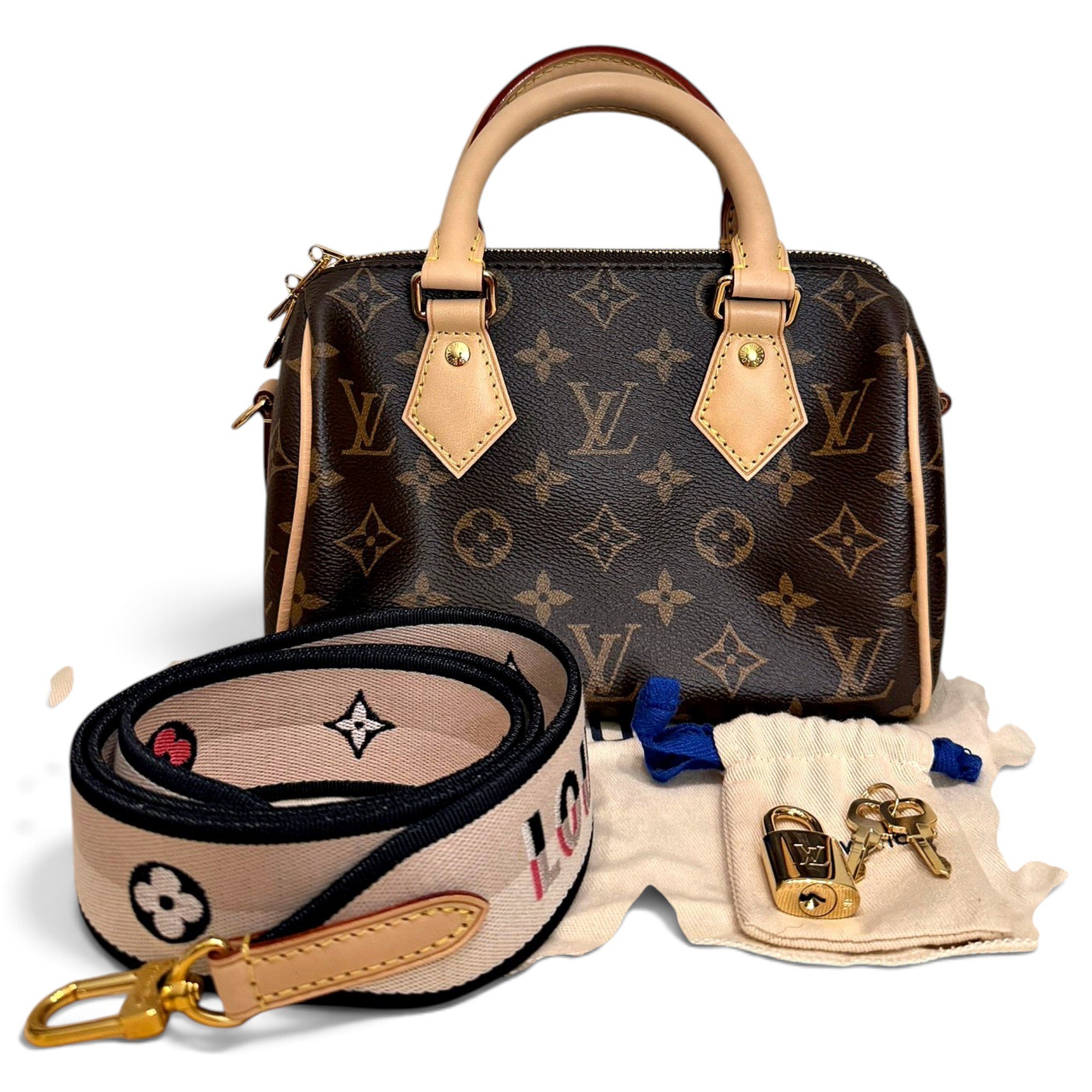 Speedy Bandoulière cloth handbag