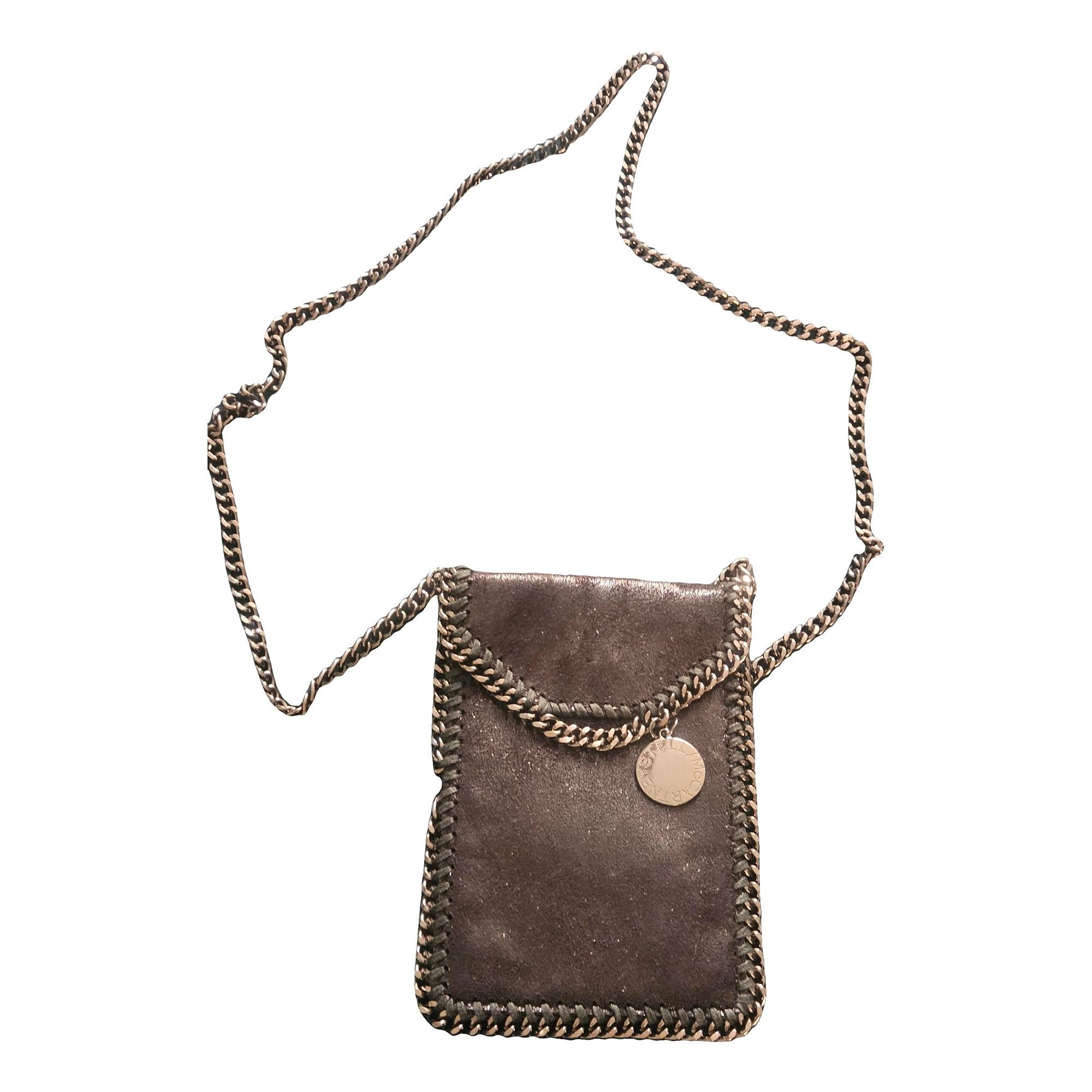 Falabella vegan leather clutch bag