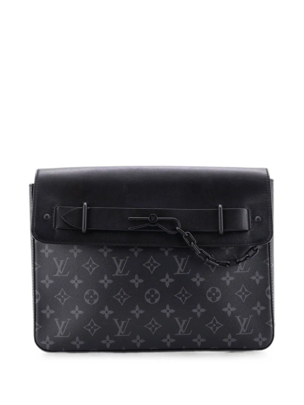 Pochette Steamer Monogram Eclipse Canvas clutch bag